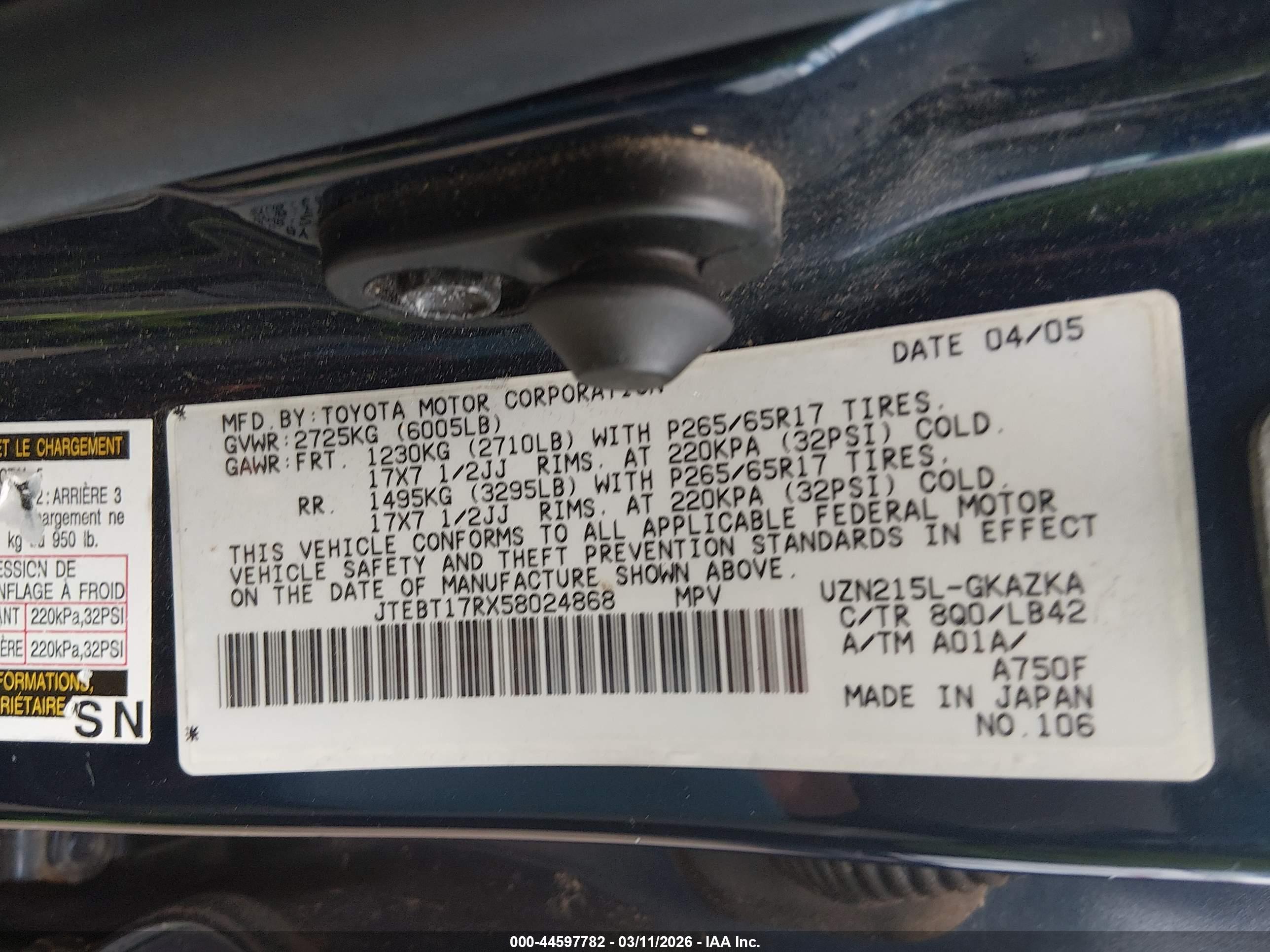 TOYOTA 4RUNNER image 9