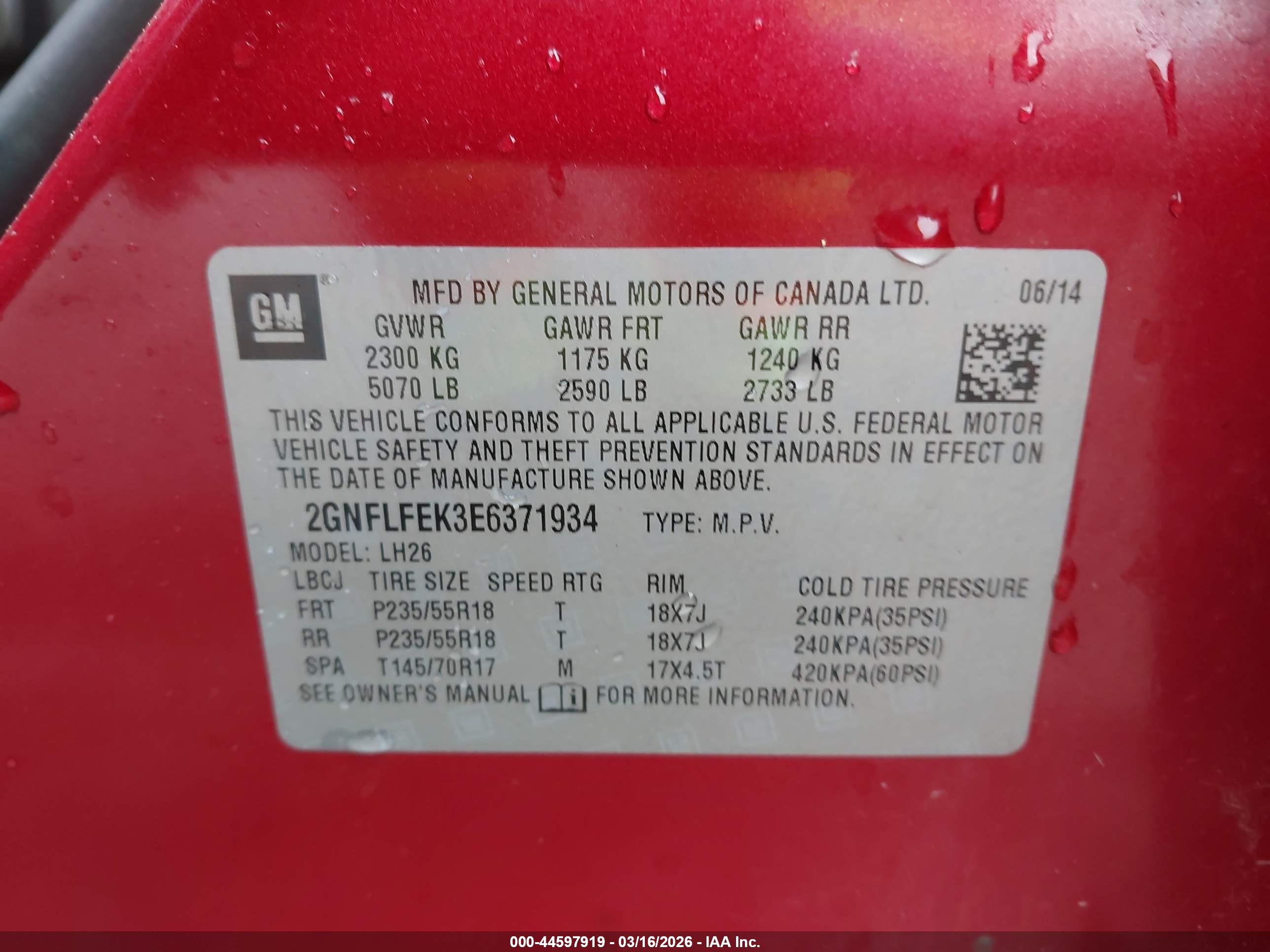 CHEVROLET EQUINOX image 9