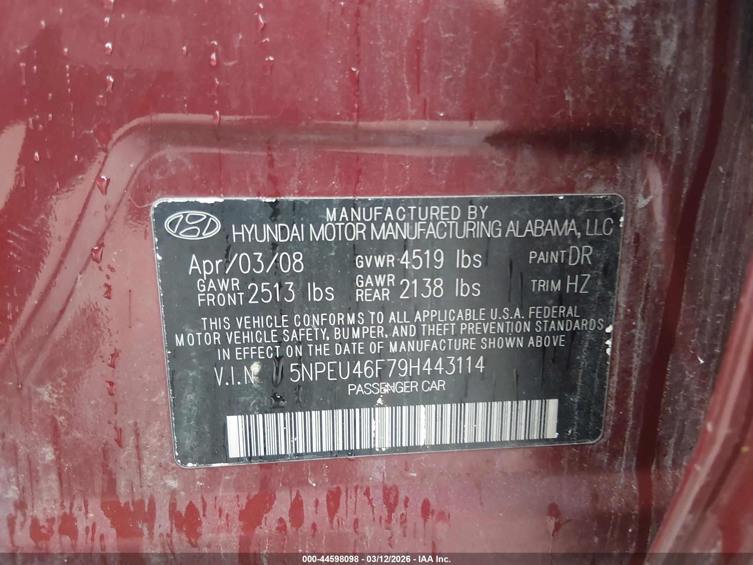 HYUNDAI SONATA image 9