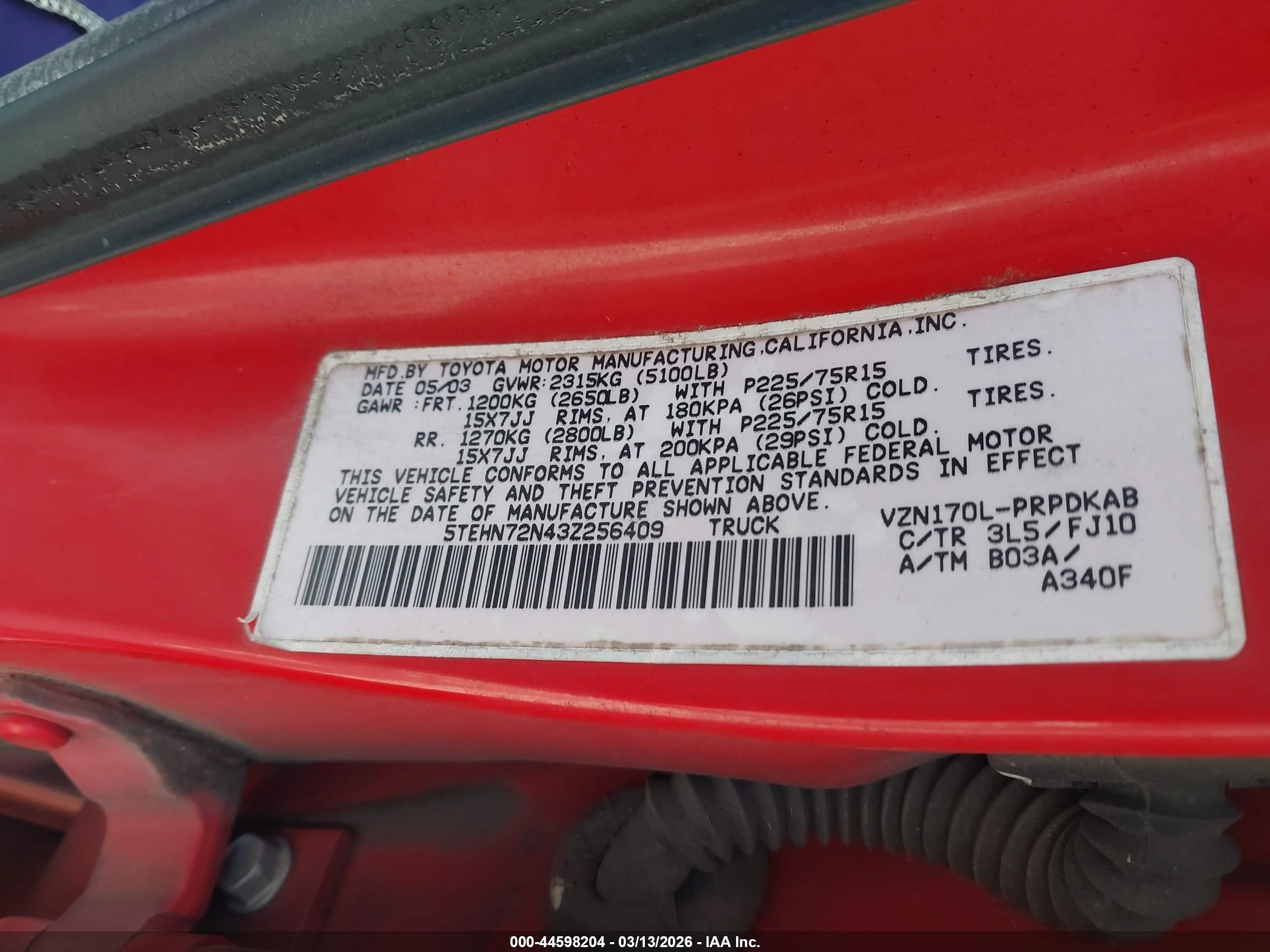TOYOTA TACOMA image 9