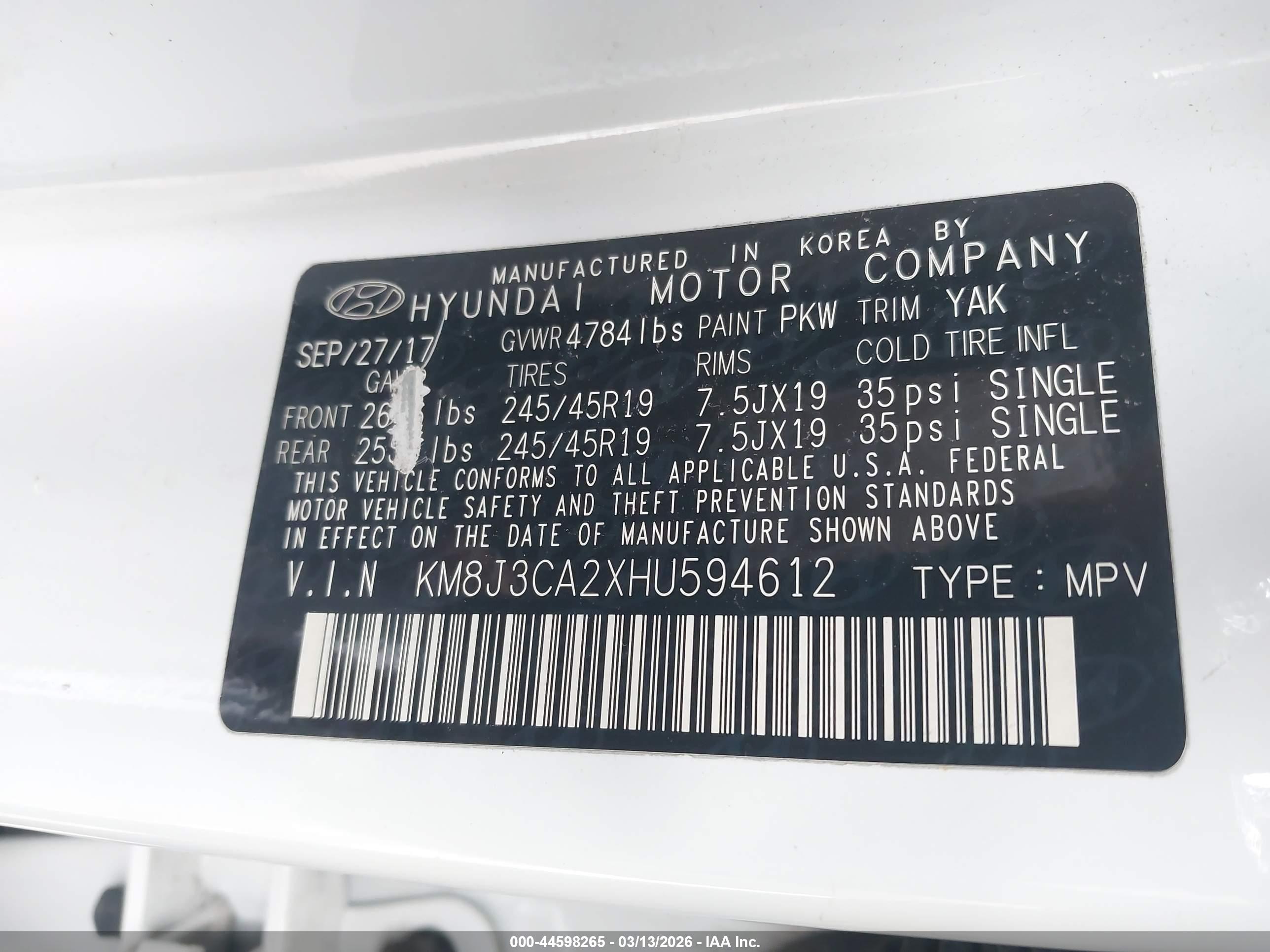HYUNDAI TUCSON image 9