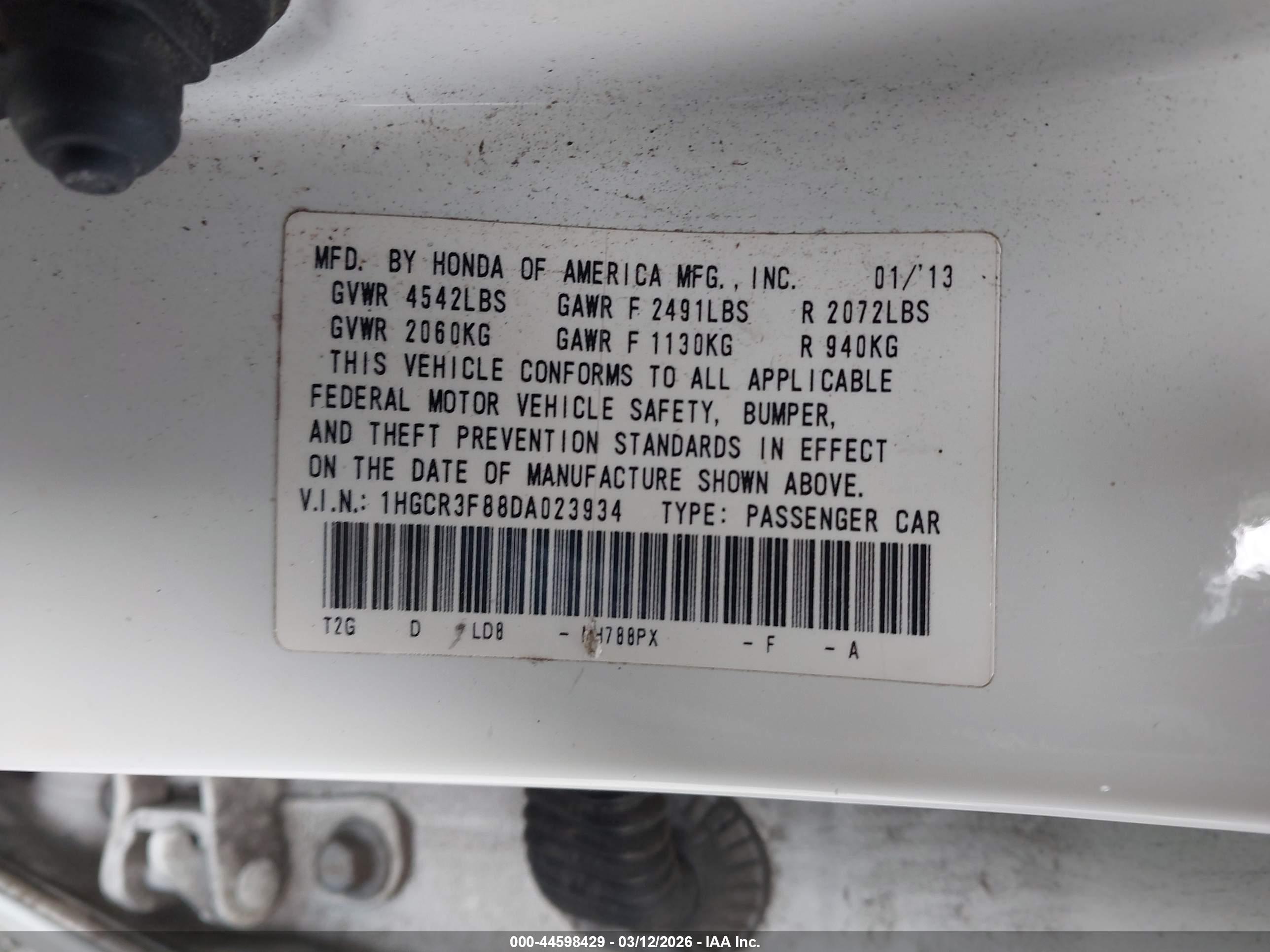 HONDA ACCORD image 9