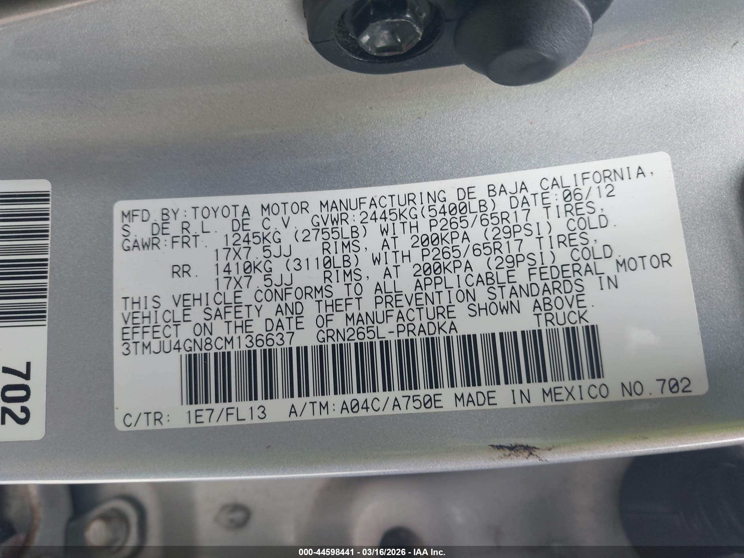 TOYOTA TACOMA image 9