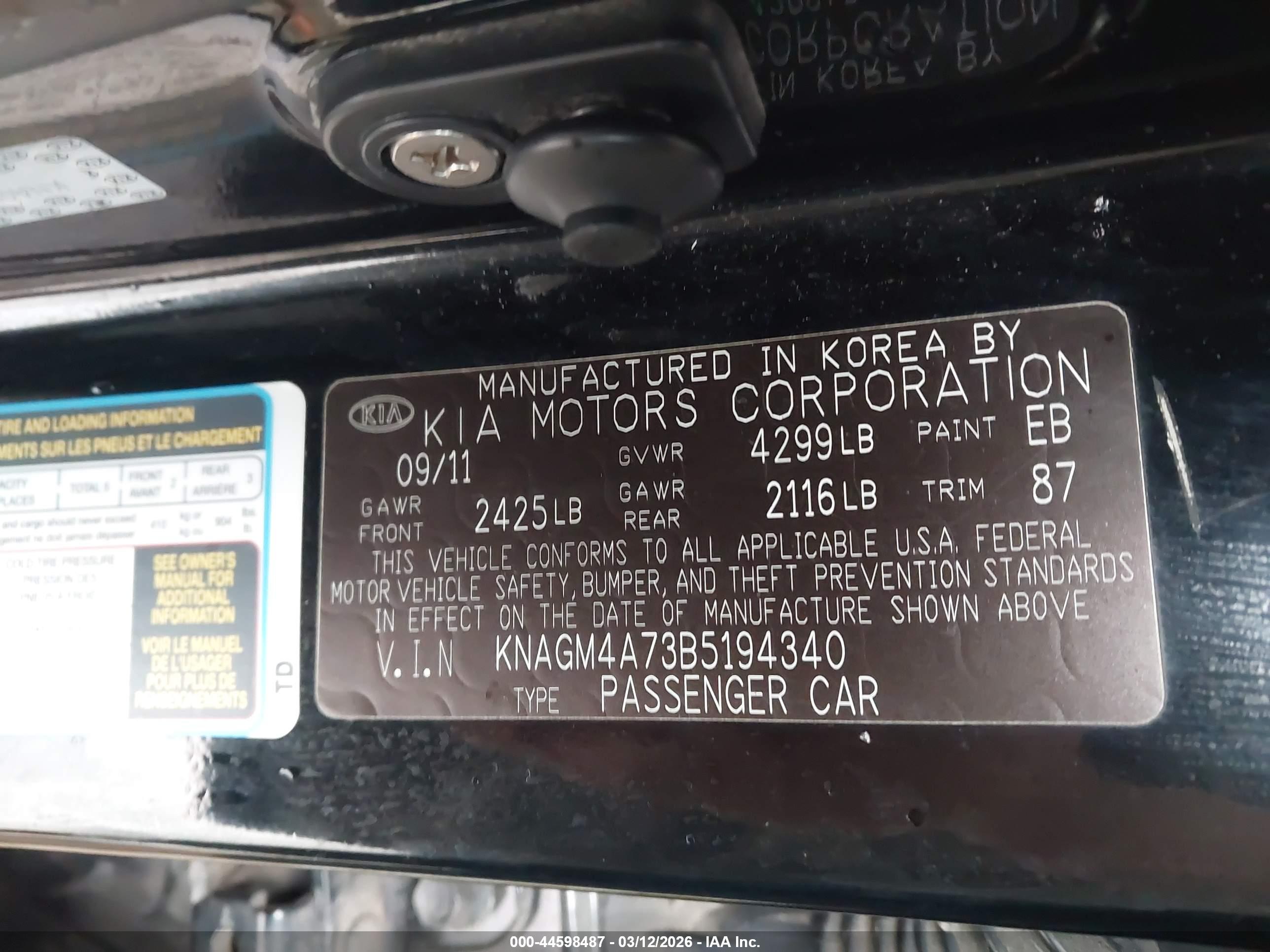 KIA OPTIMA image 9