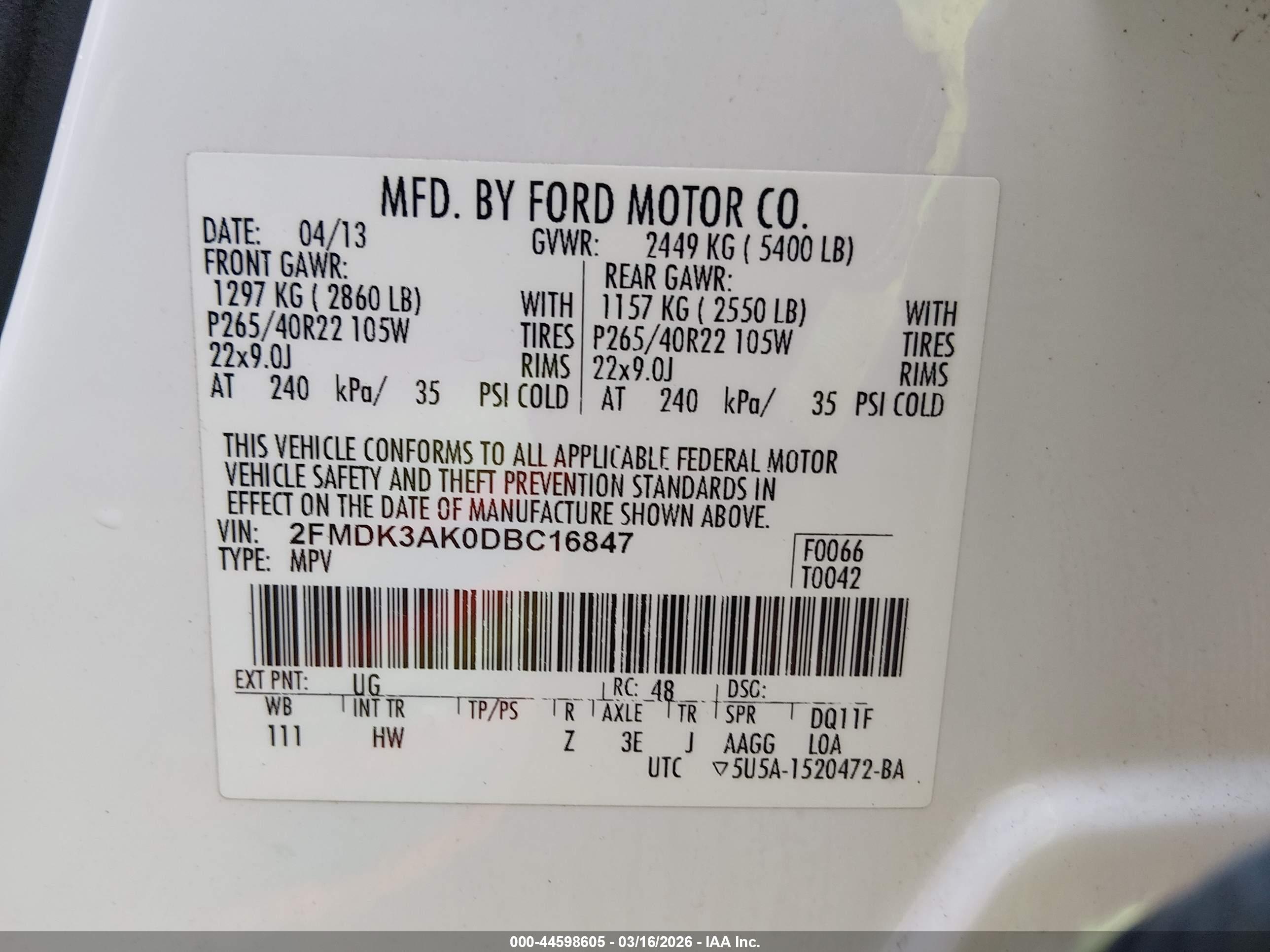 FORD EDGE image 9