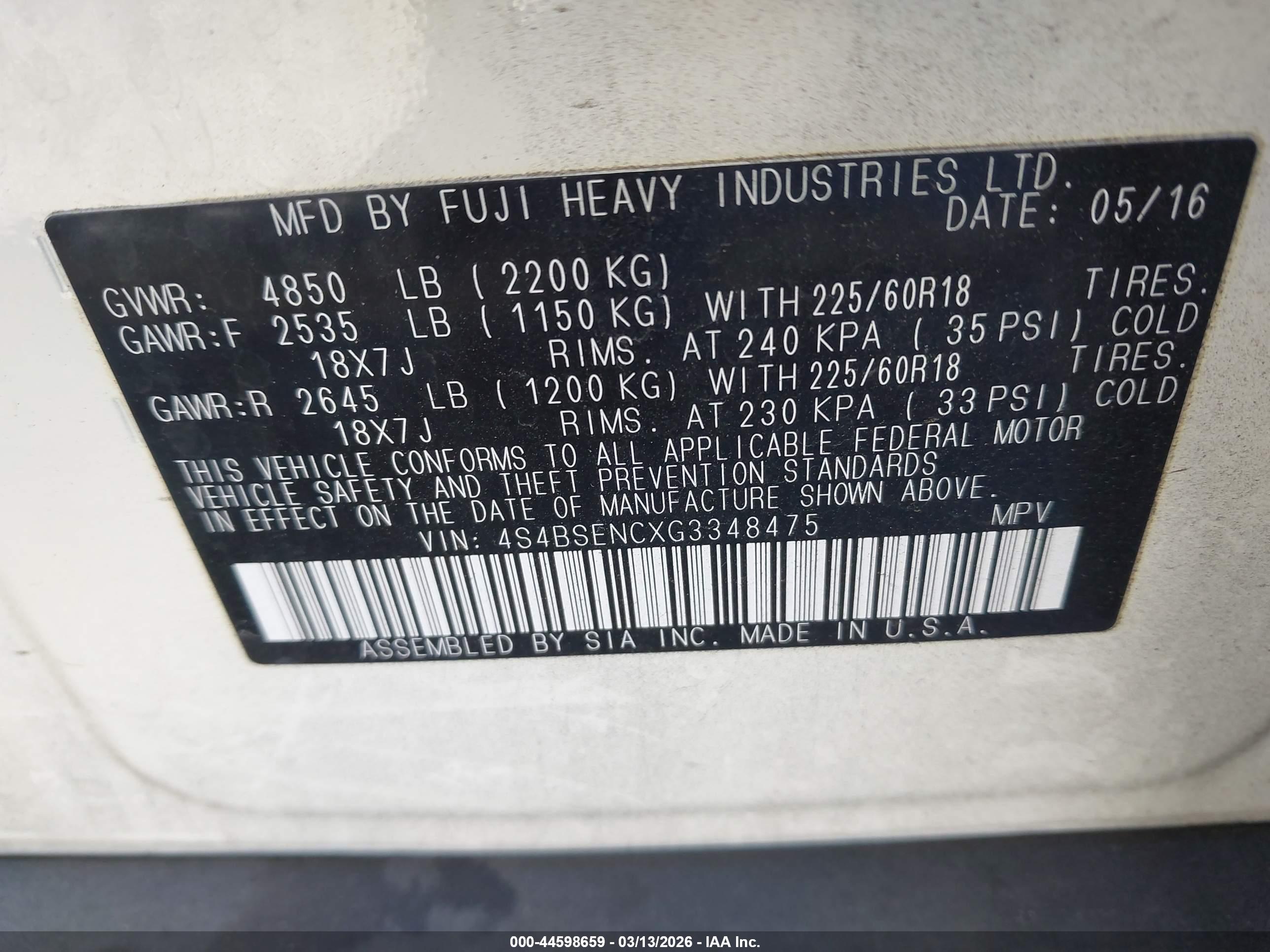 SUBARU OUTBACK image 9