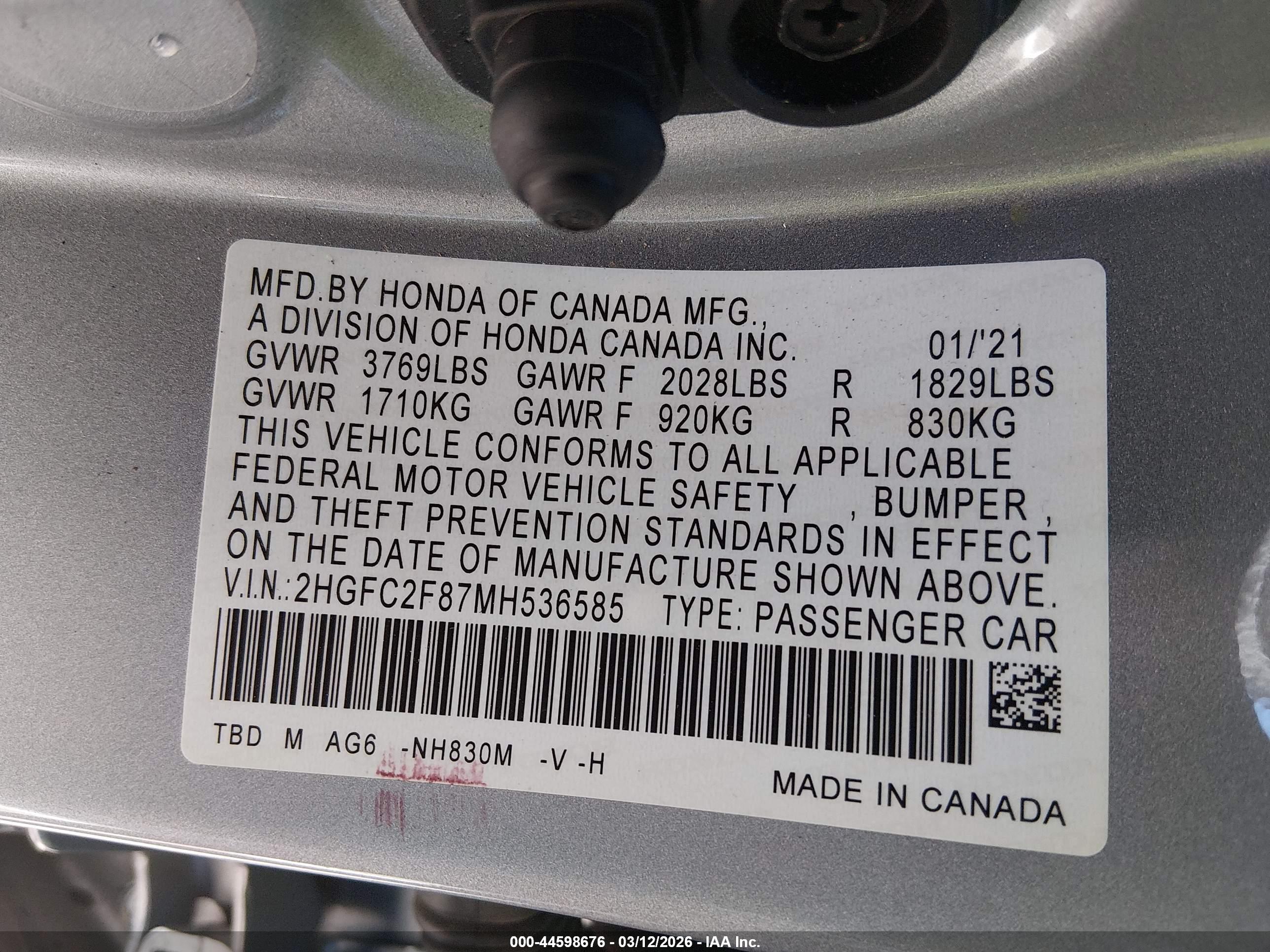 HONDA CIVIC image 9