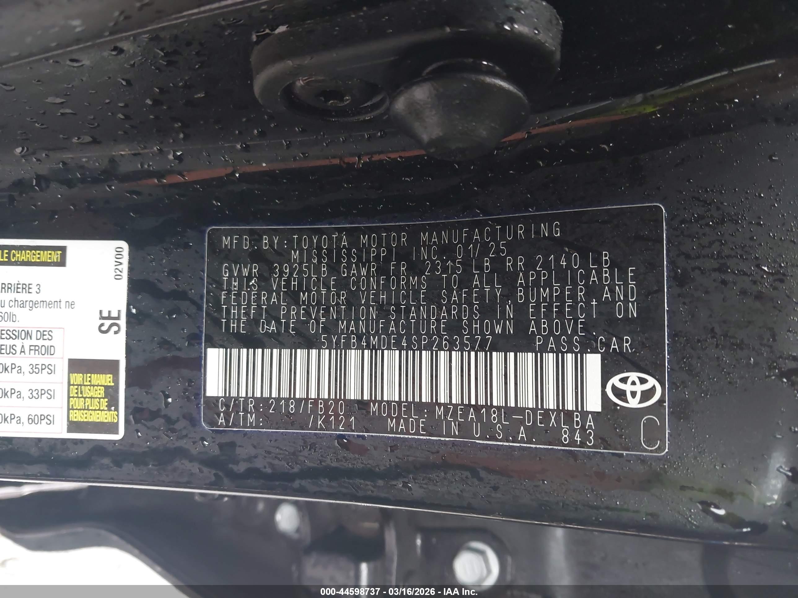 TOYOTA COROLLA image 9