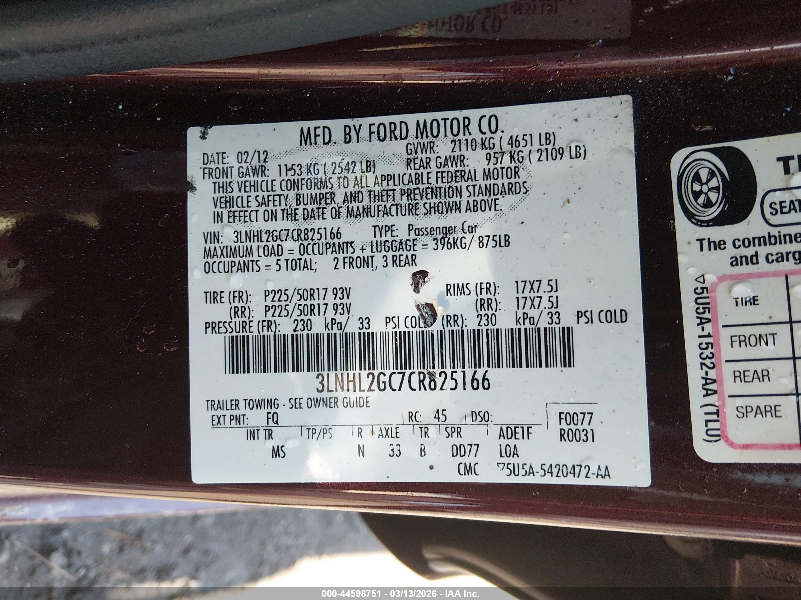 LINCOLN MKZ image 9