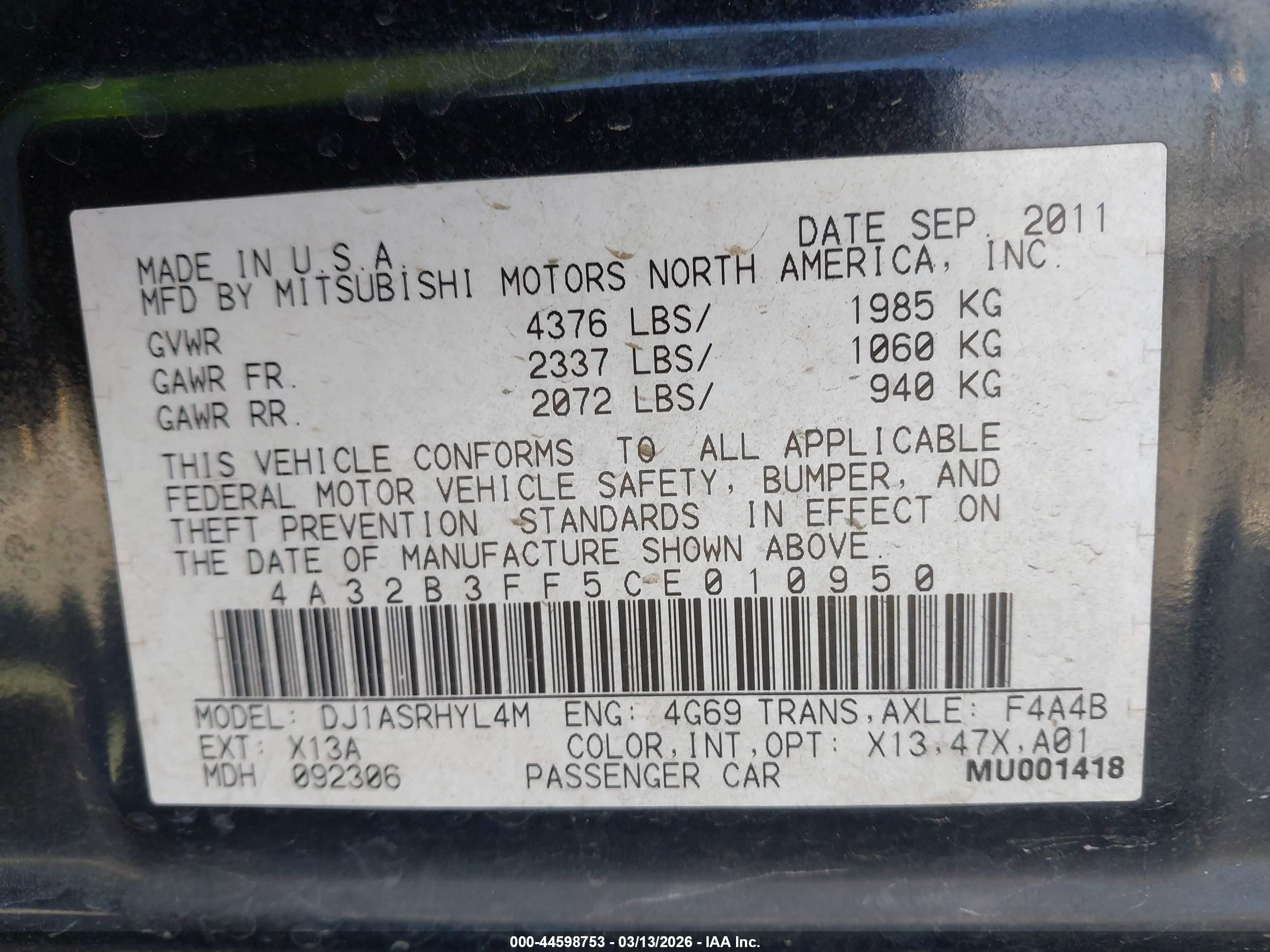 MITSUBISHI GALANT image 9