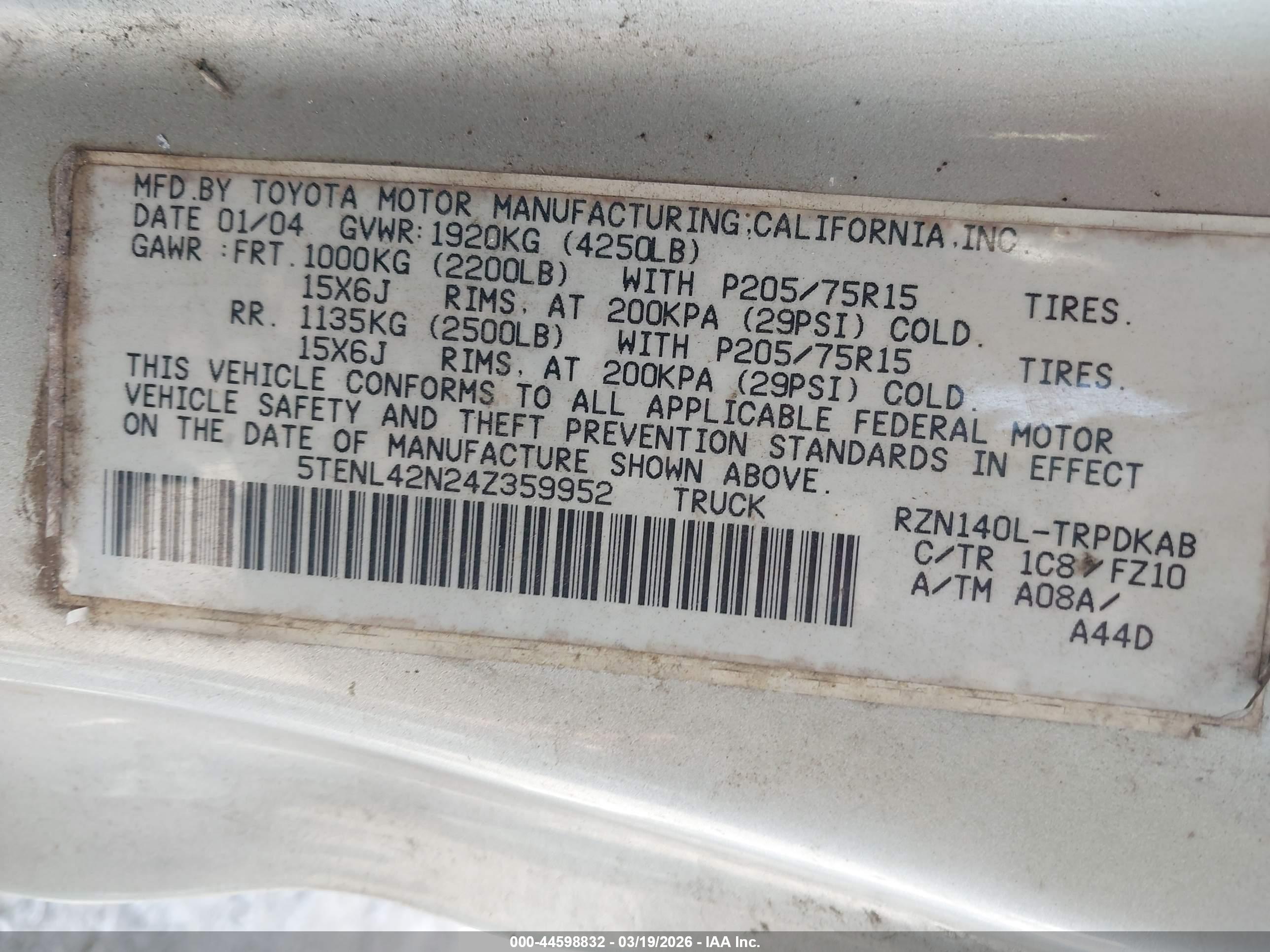 TOYOTA TACOMA image 9