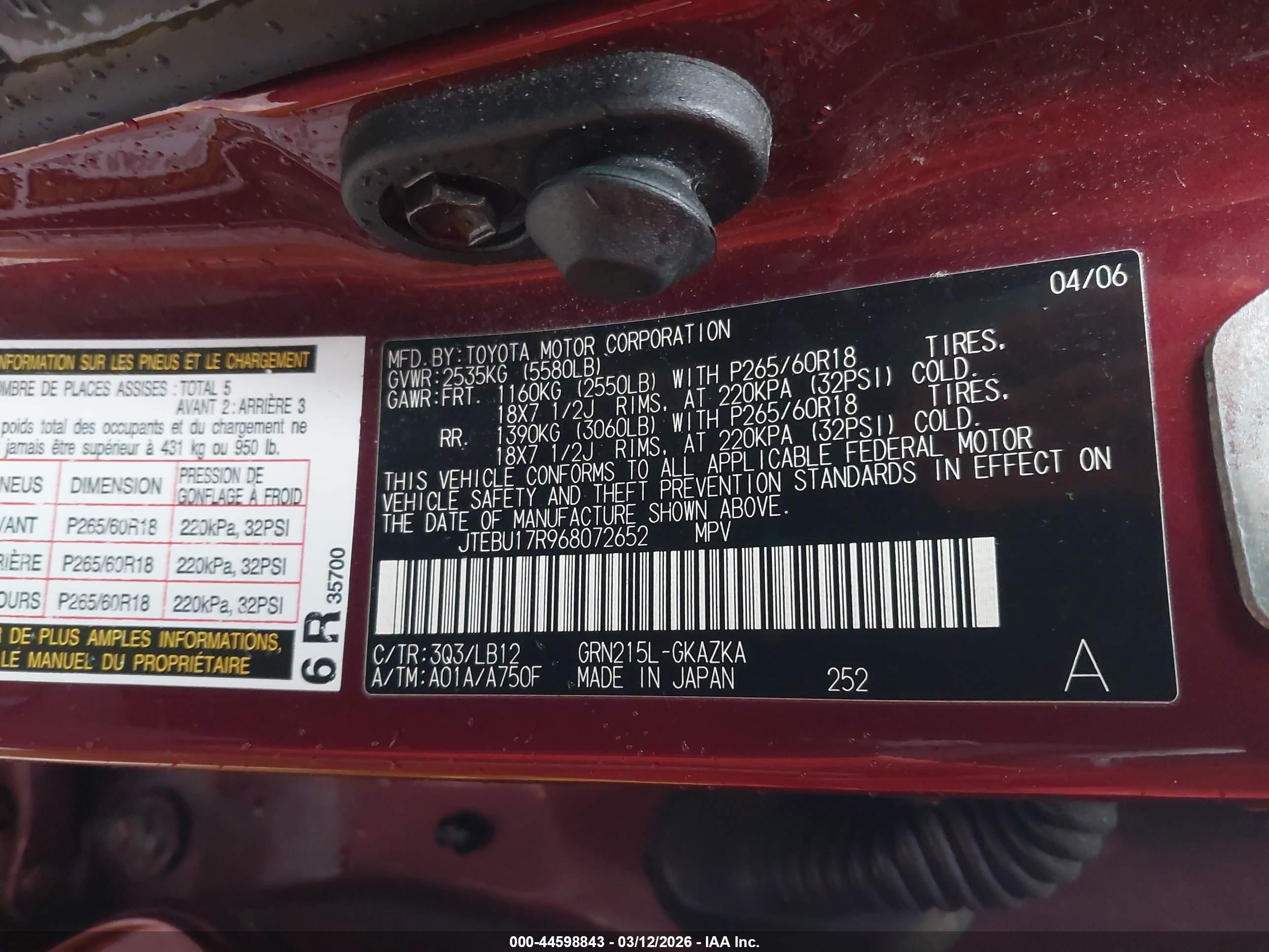TOYOTA 4RUNNER image 9