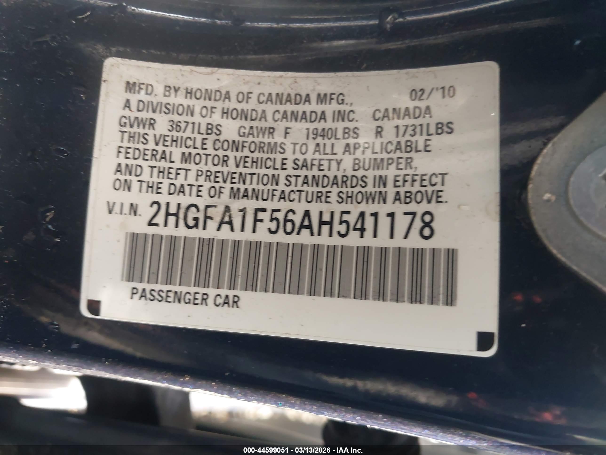HONDA CIVIC image 9