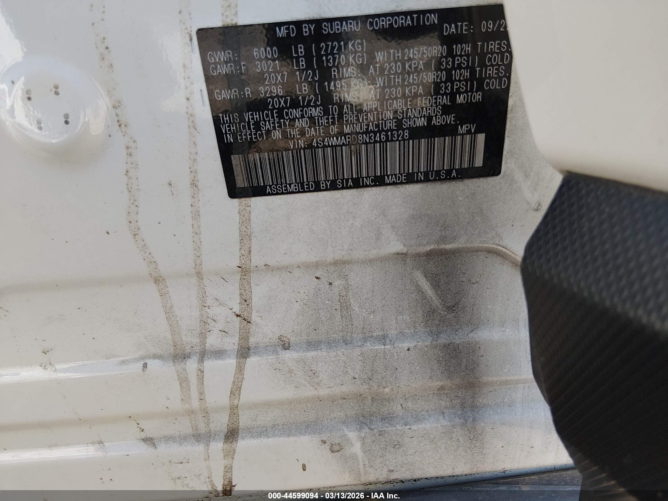 SUBARU ASCENT image 9