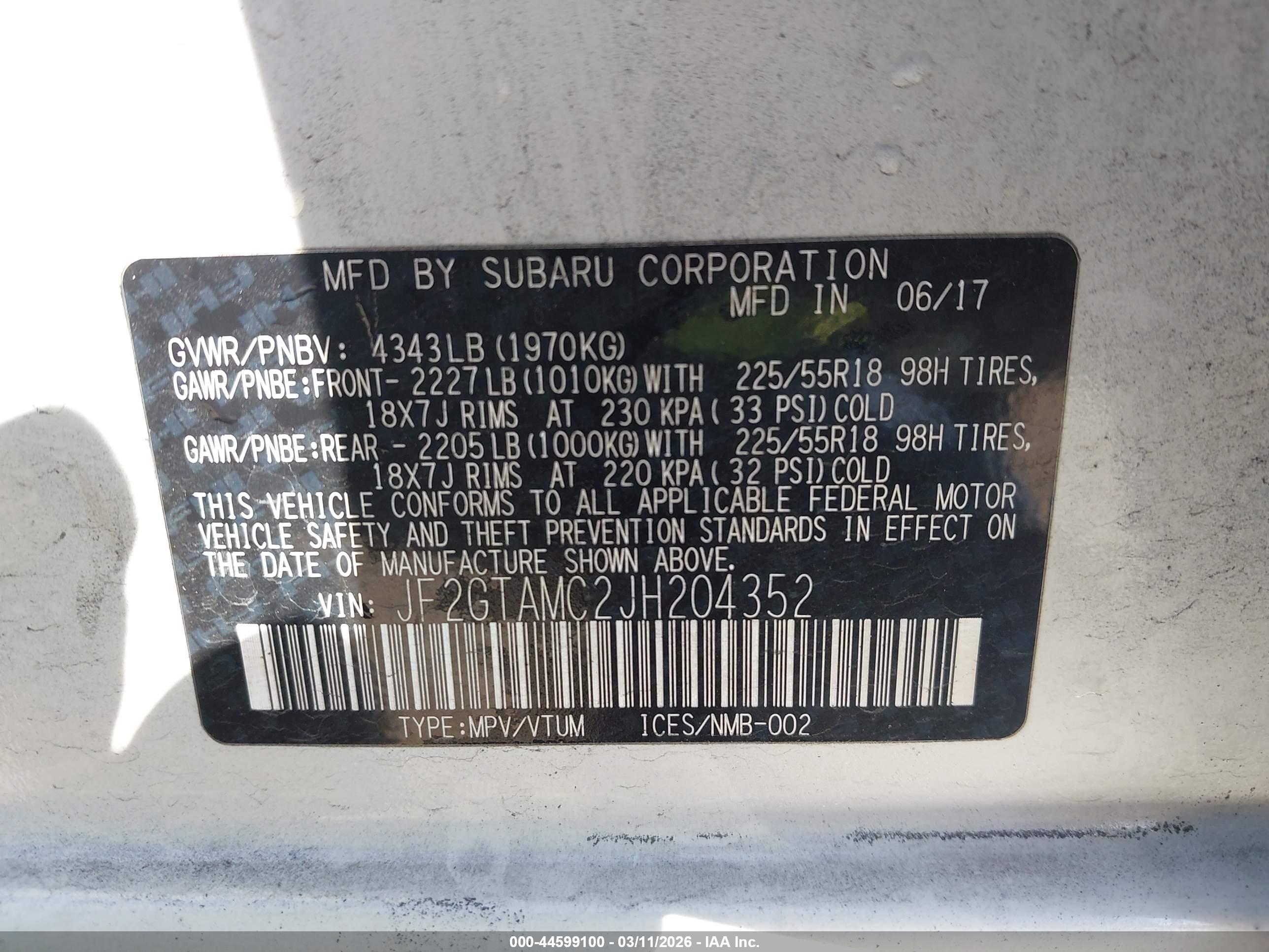 SUBARU CROSSTREK image 9