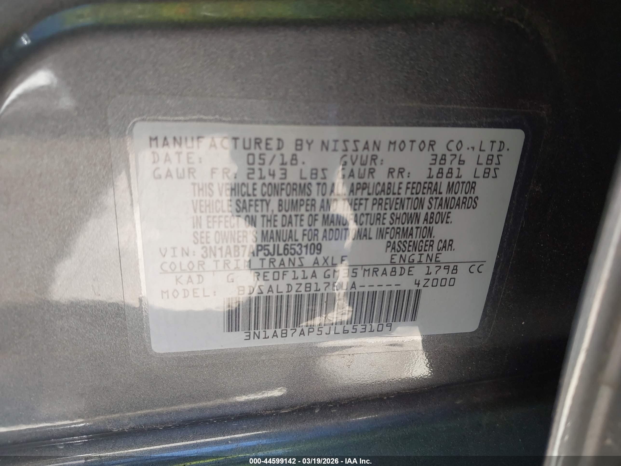 NISSAN SENTRA image 9