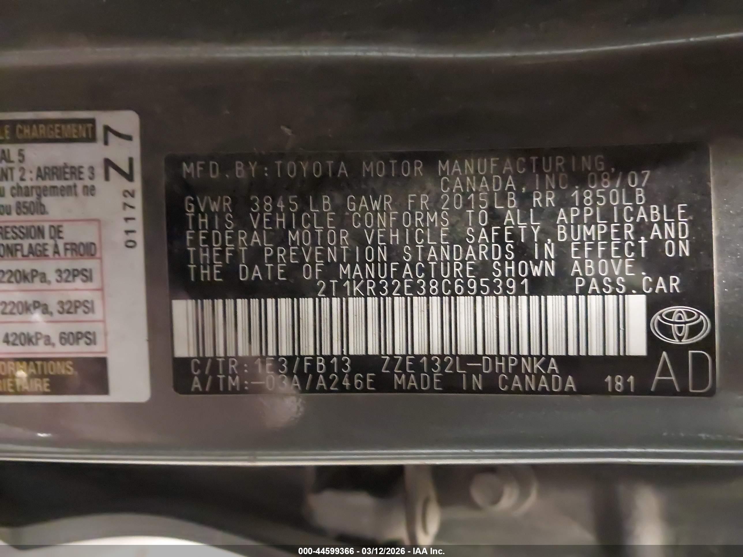 TOYOTA MATRIX image 9