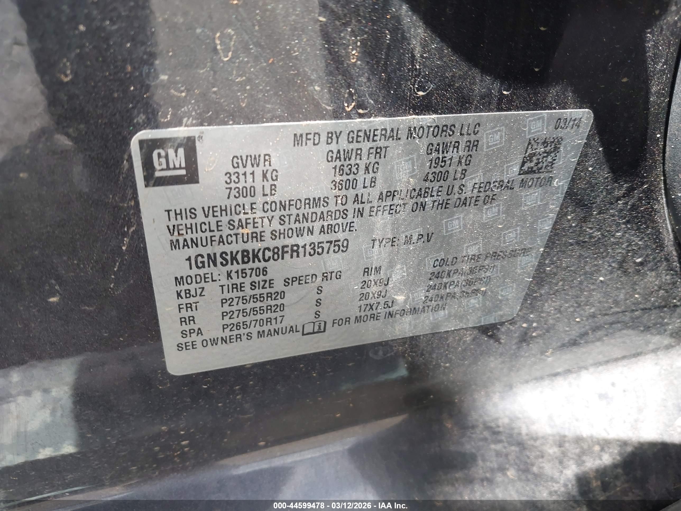 CHEVROLET TAHOE image 9