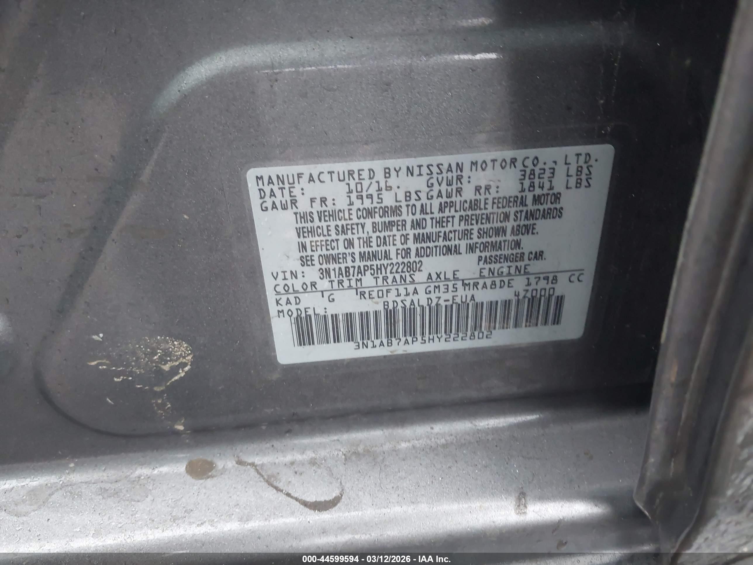 NISSAN SENTRA image 9