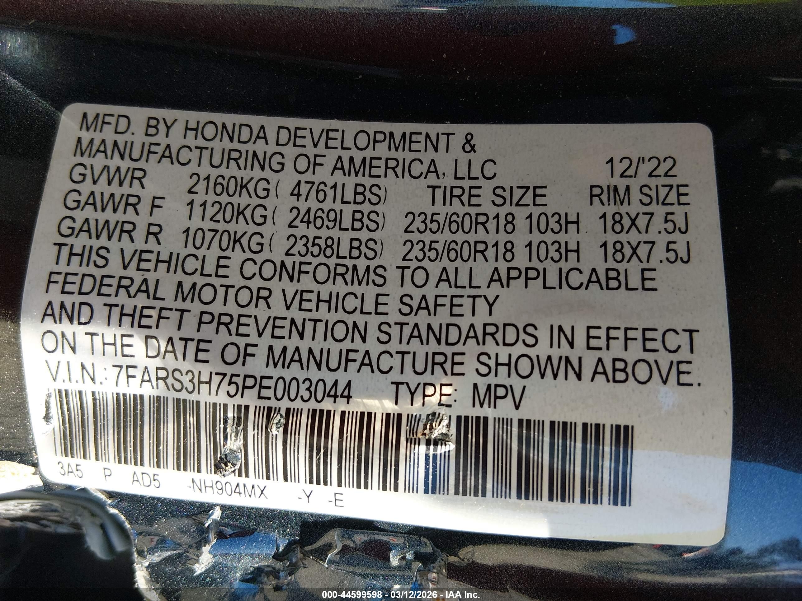 HONDA CR-V image 9