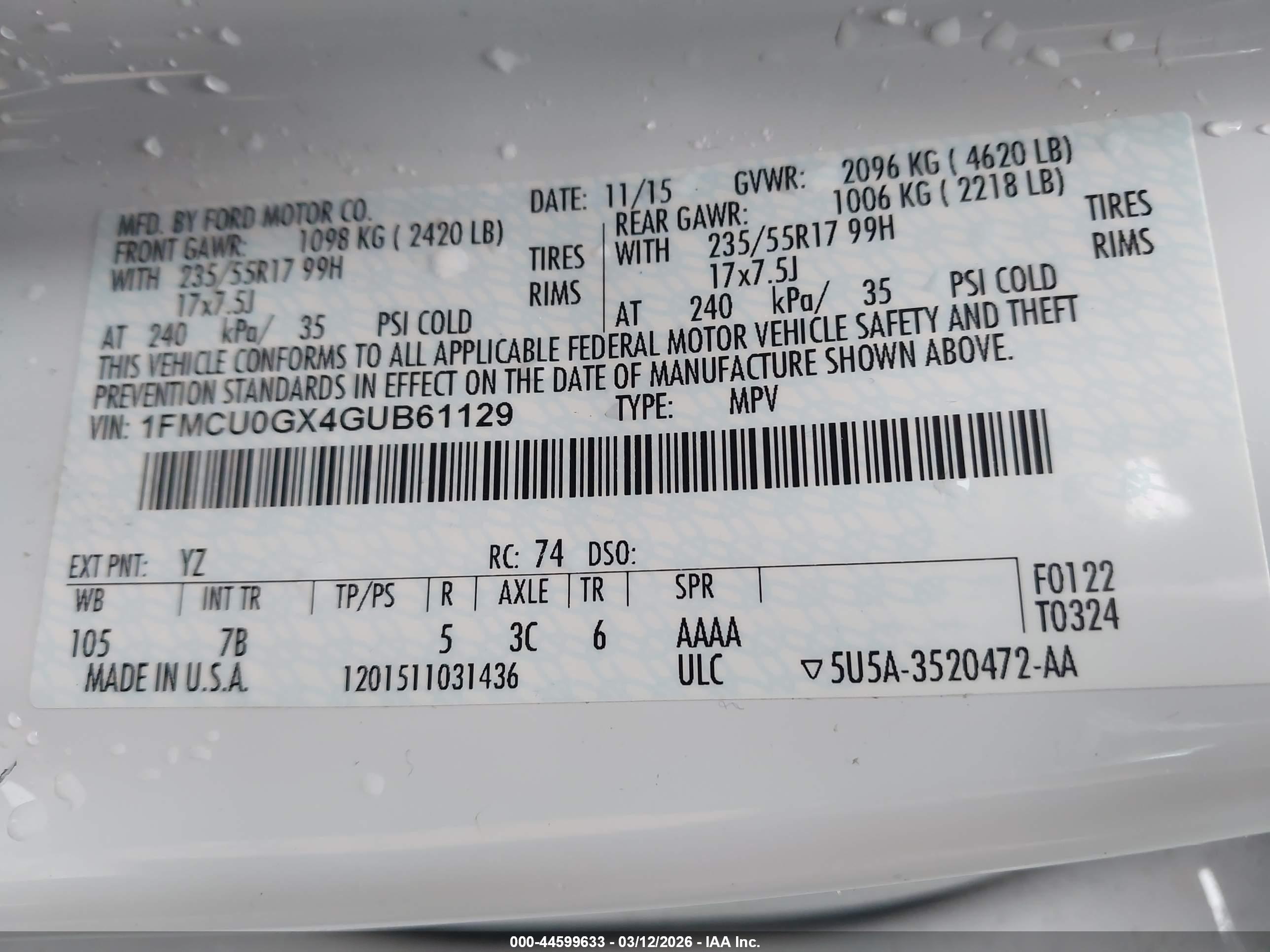 FORD ESCAPE image 9