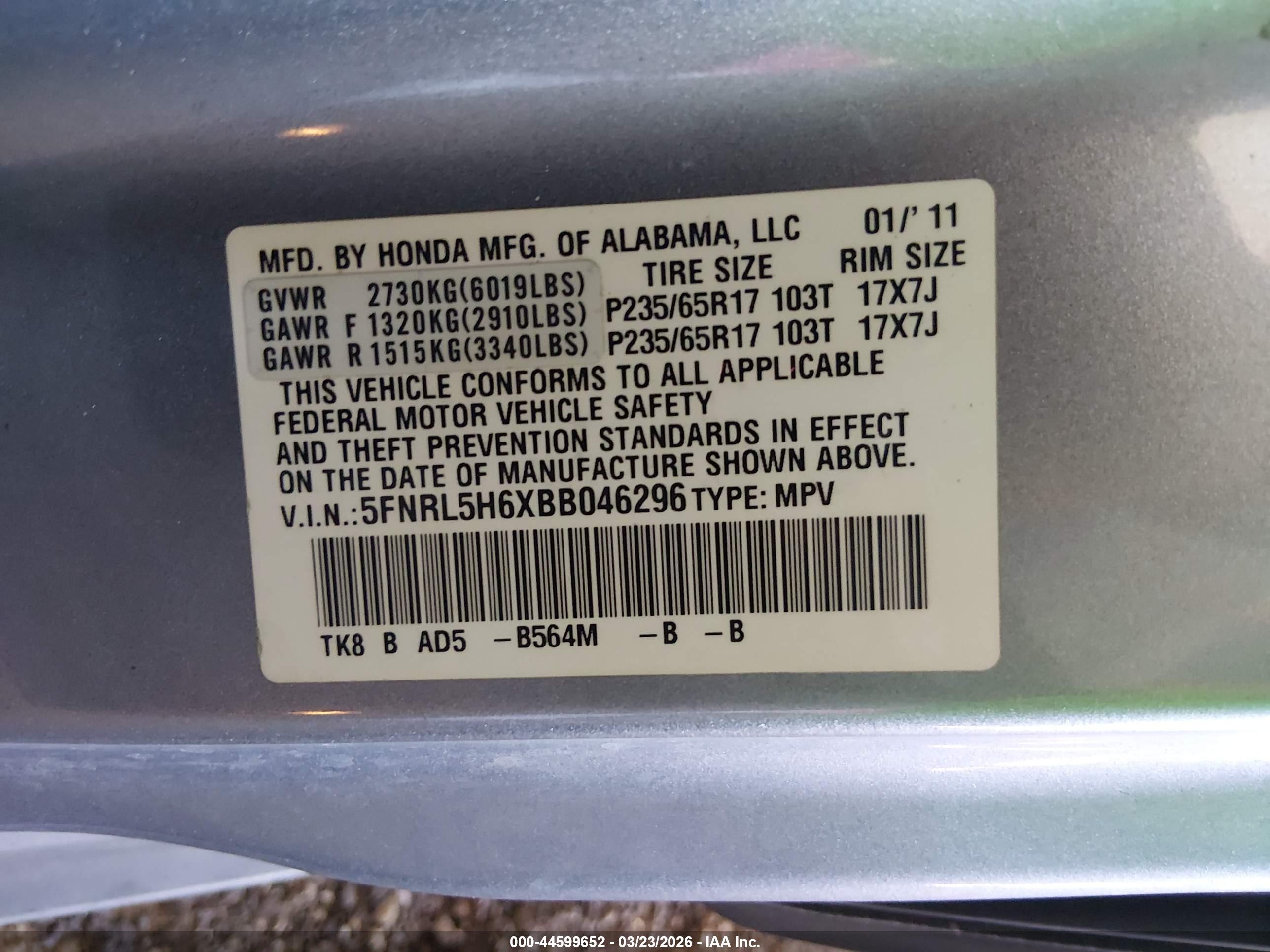 HONDA ODYSSEY image 9