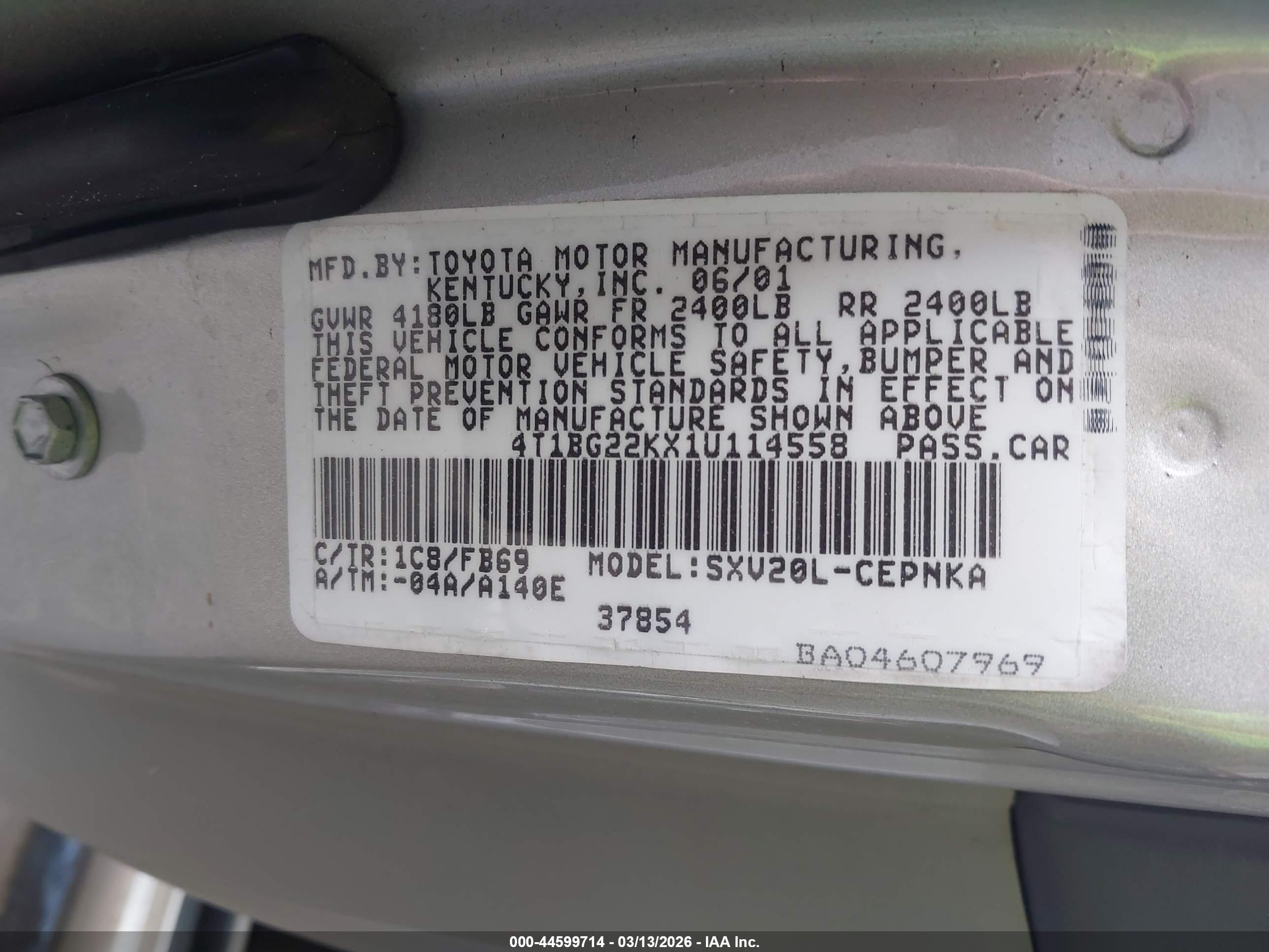 TOYOTA CAMRY image 9