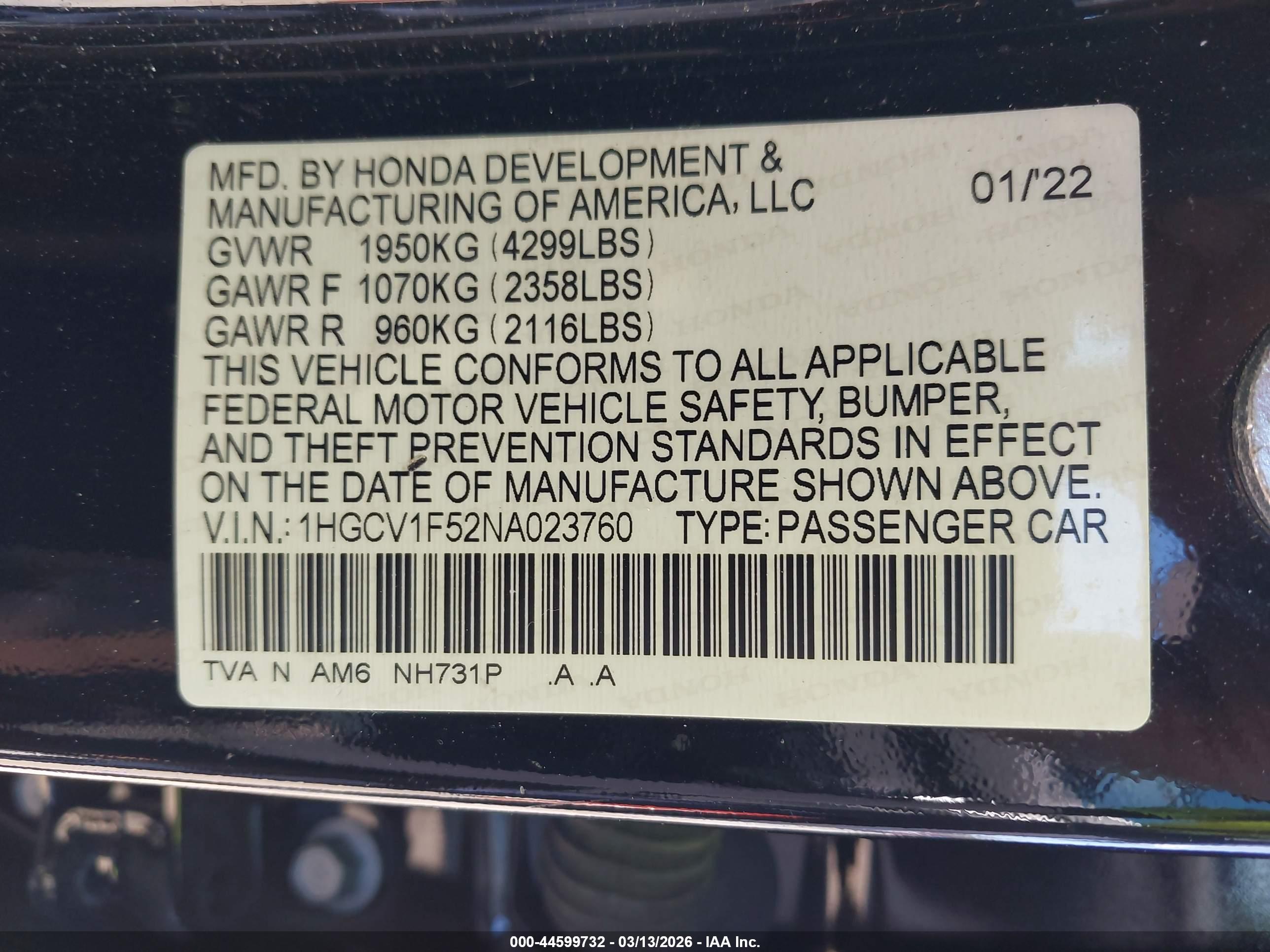 HONDA ACCORD image 9