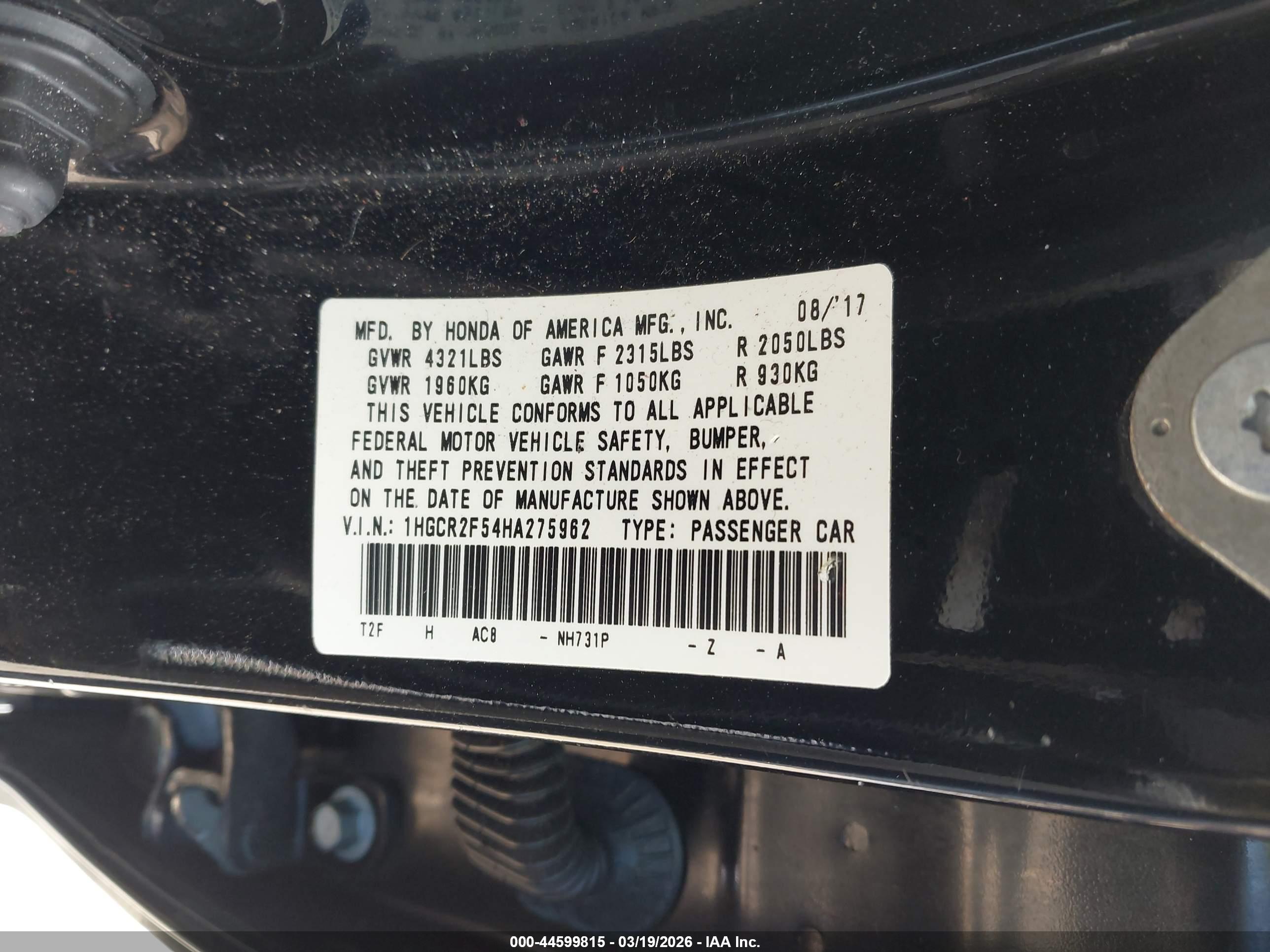 HONDA ACCORD image 9