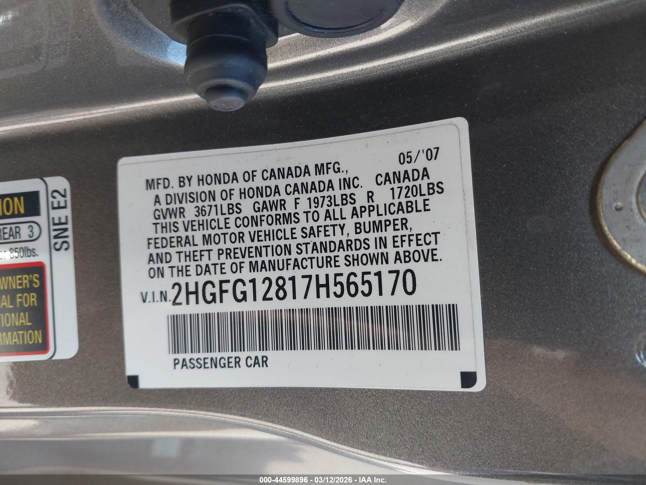 HONDA CIVIC image 9