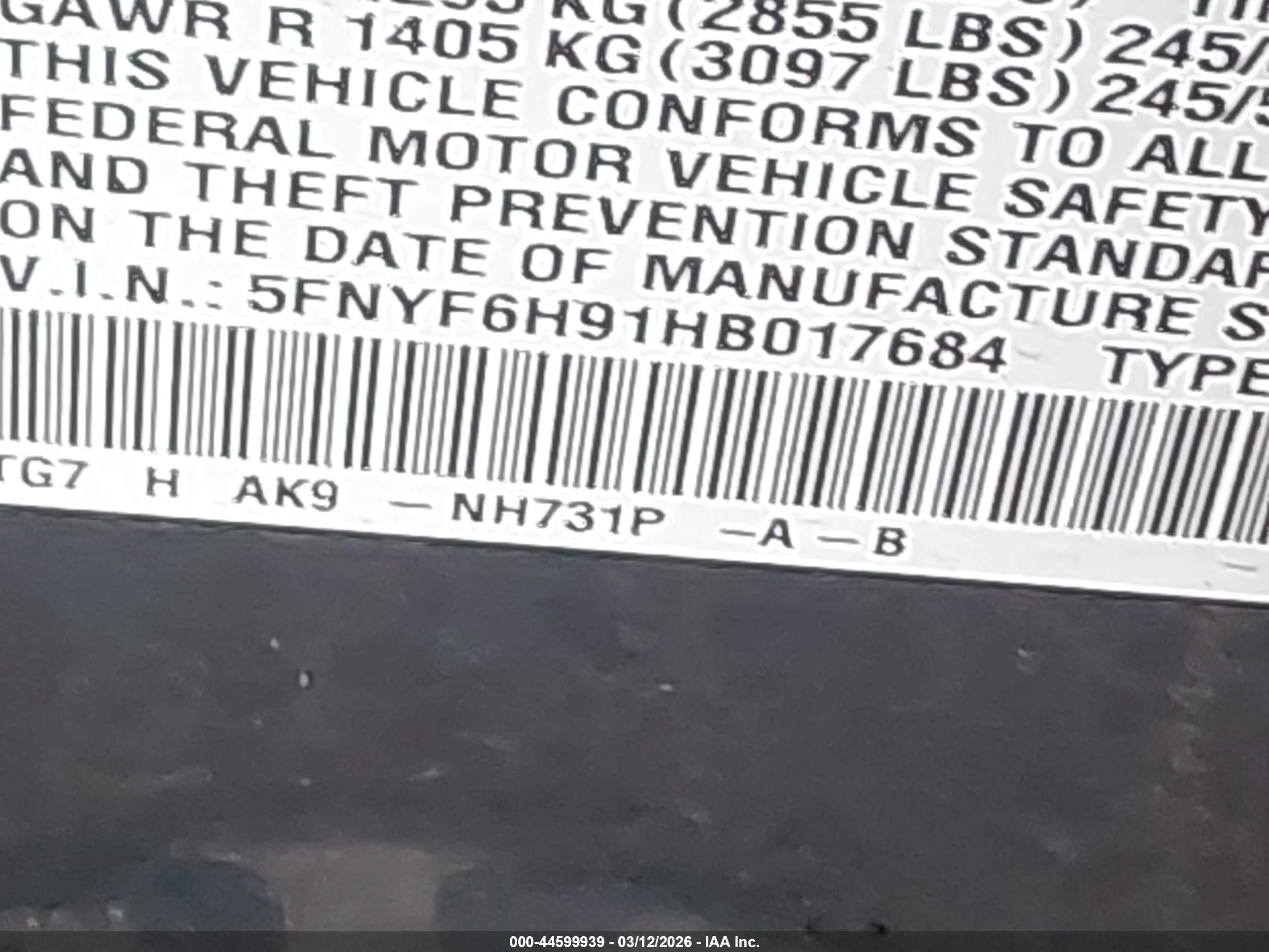 HONDA PILOT image 9