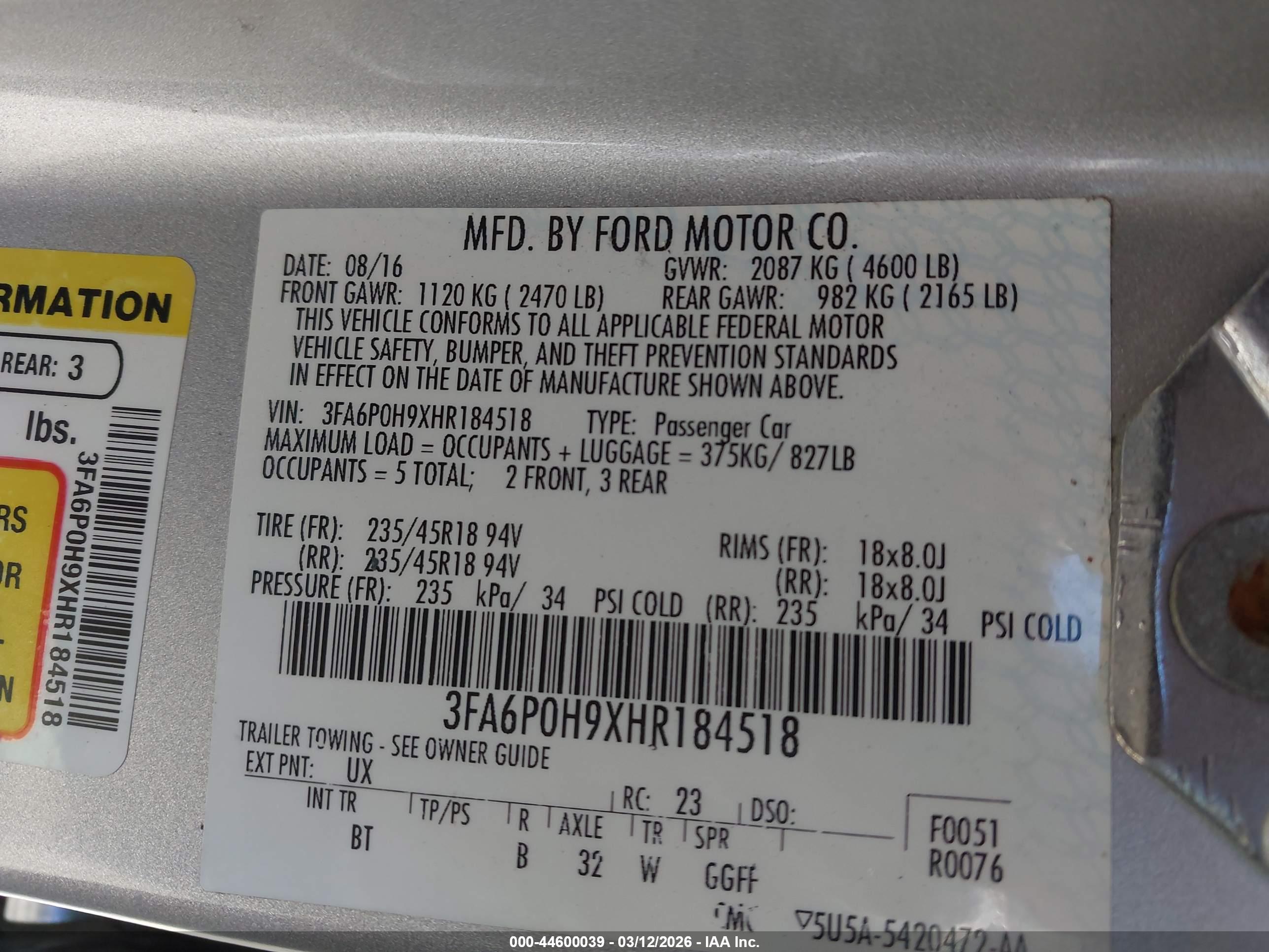 FORD FUSION image 9