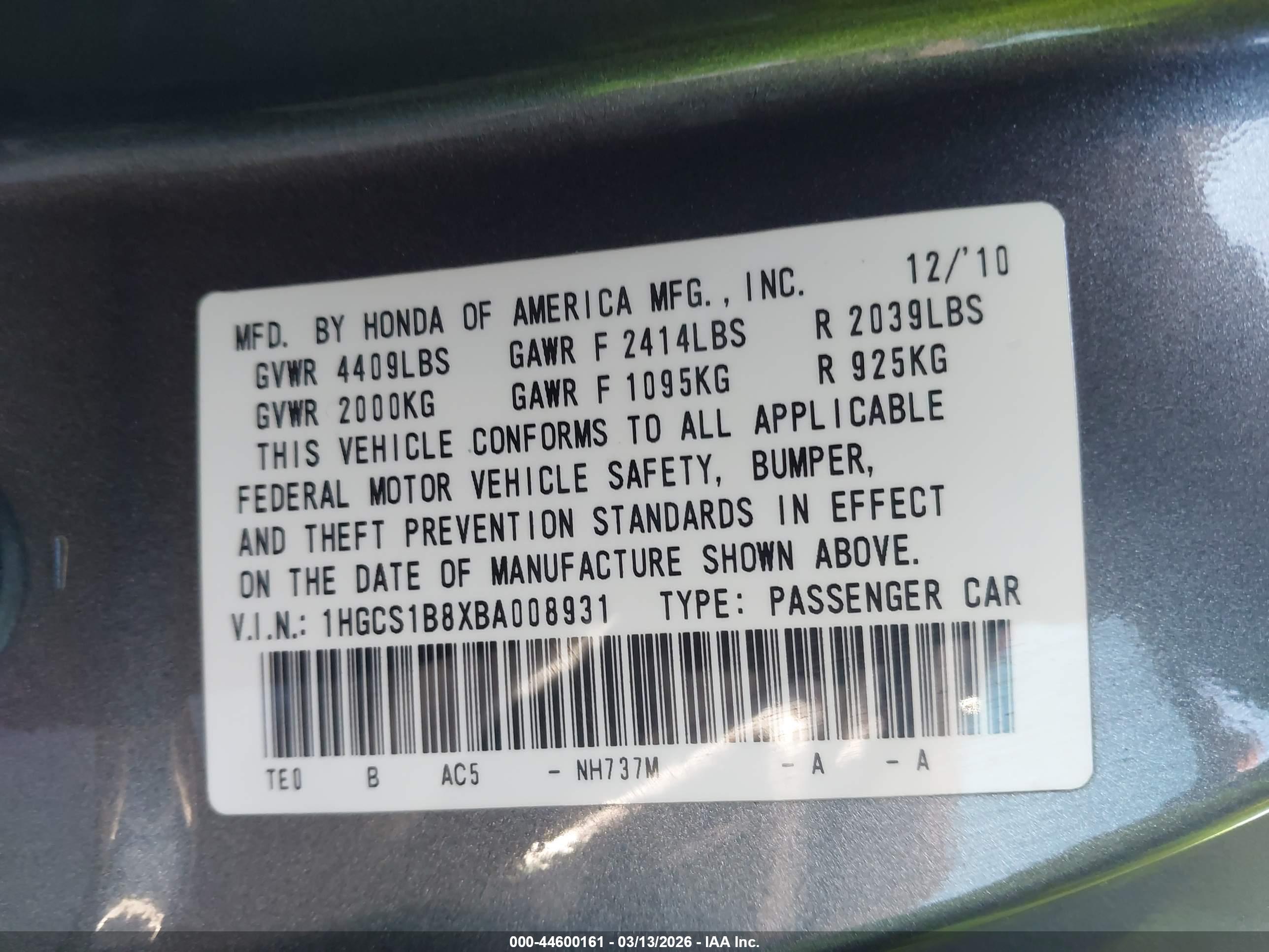 HONDA ACCORD image 9