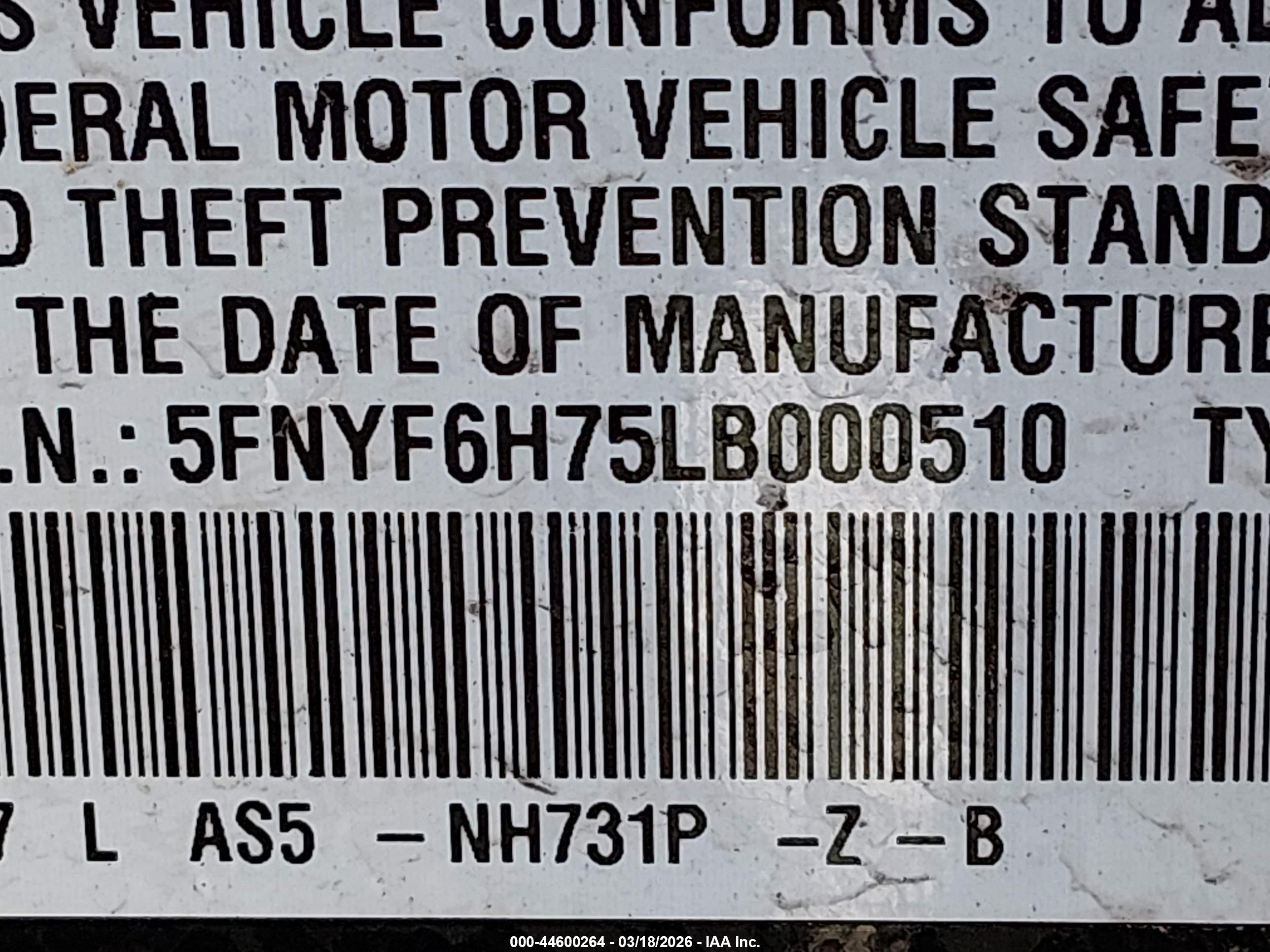 HONDA PILOT image 9