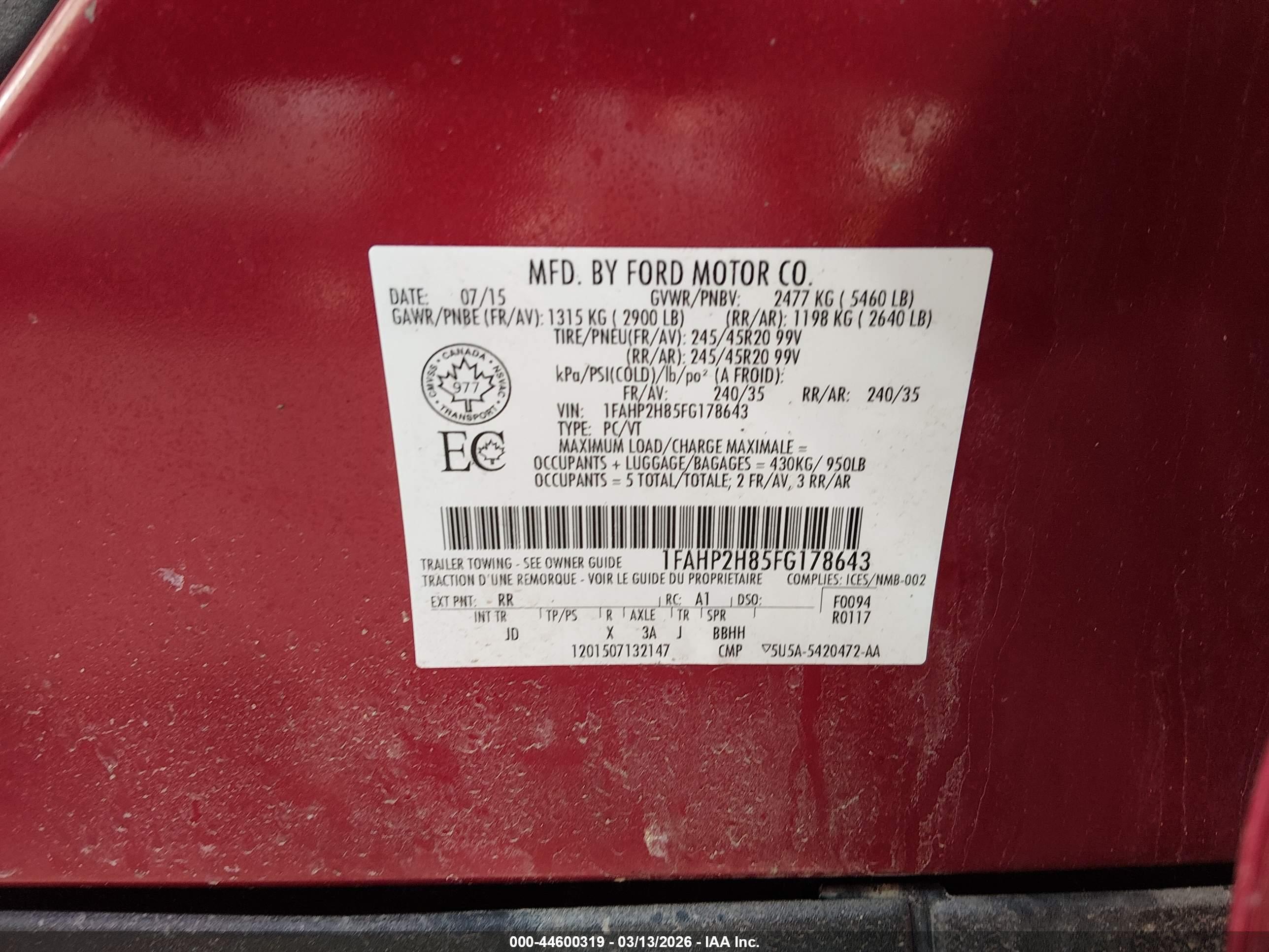 FORD TAURUS image 9