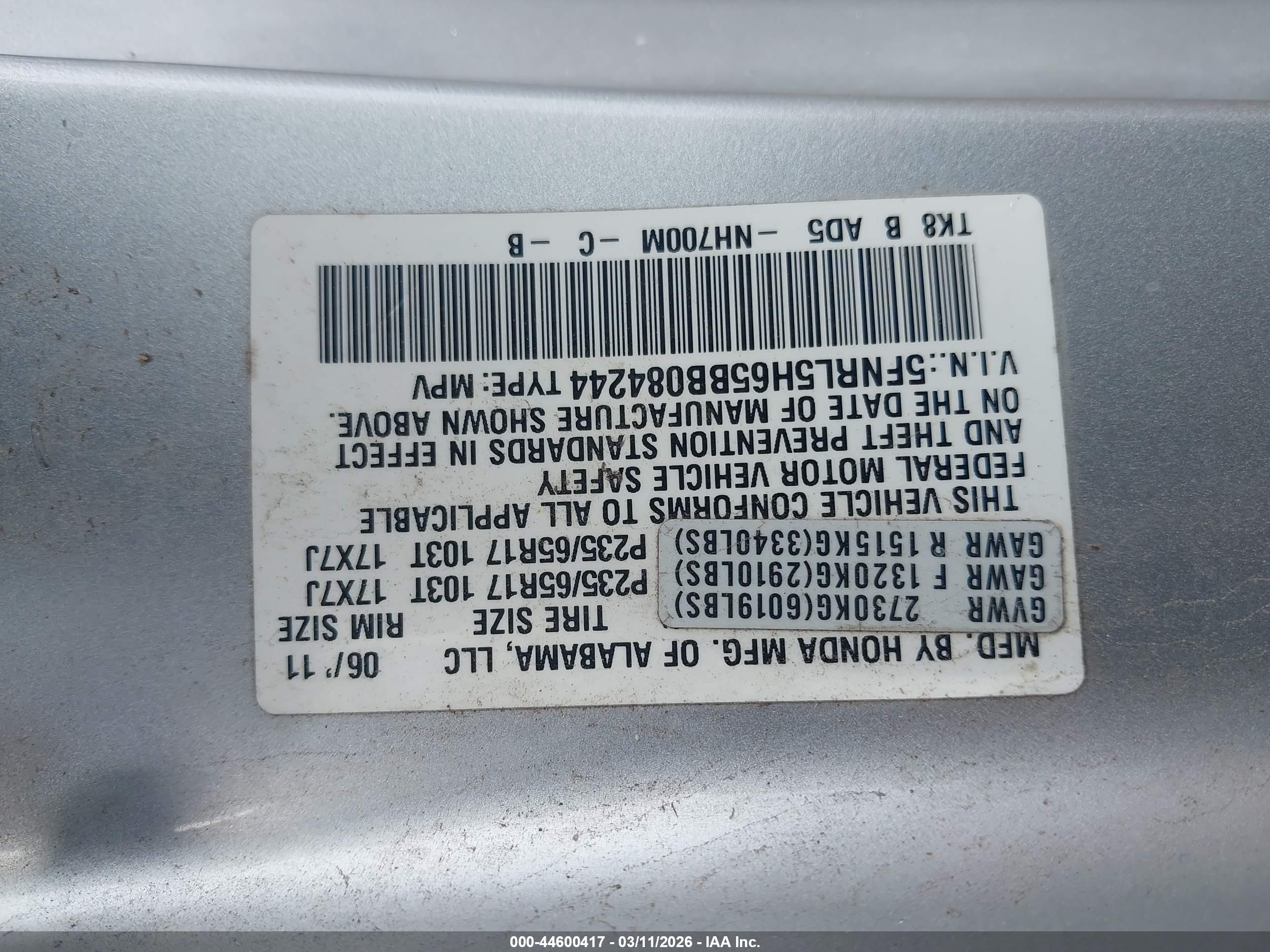 HONDA ODYSSEY image 9