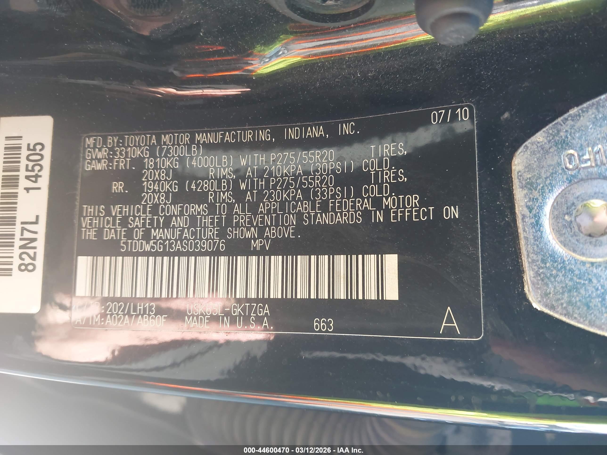 TOYOTA SEQUOIA image 9