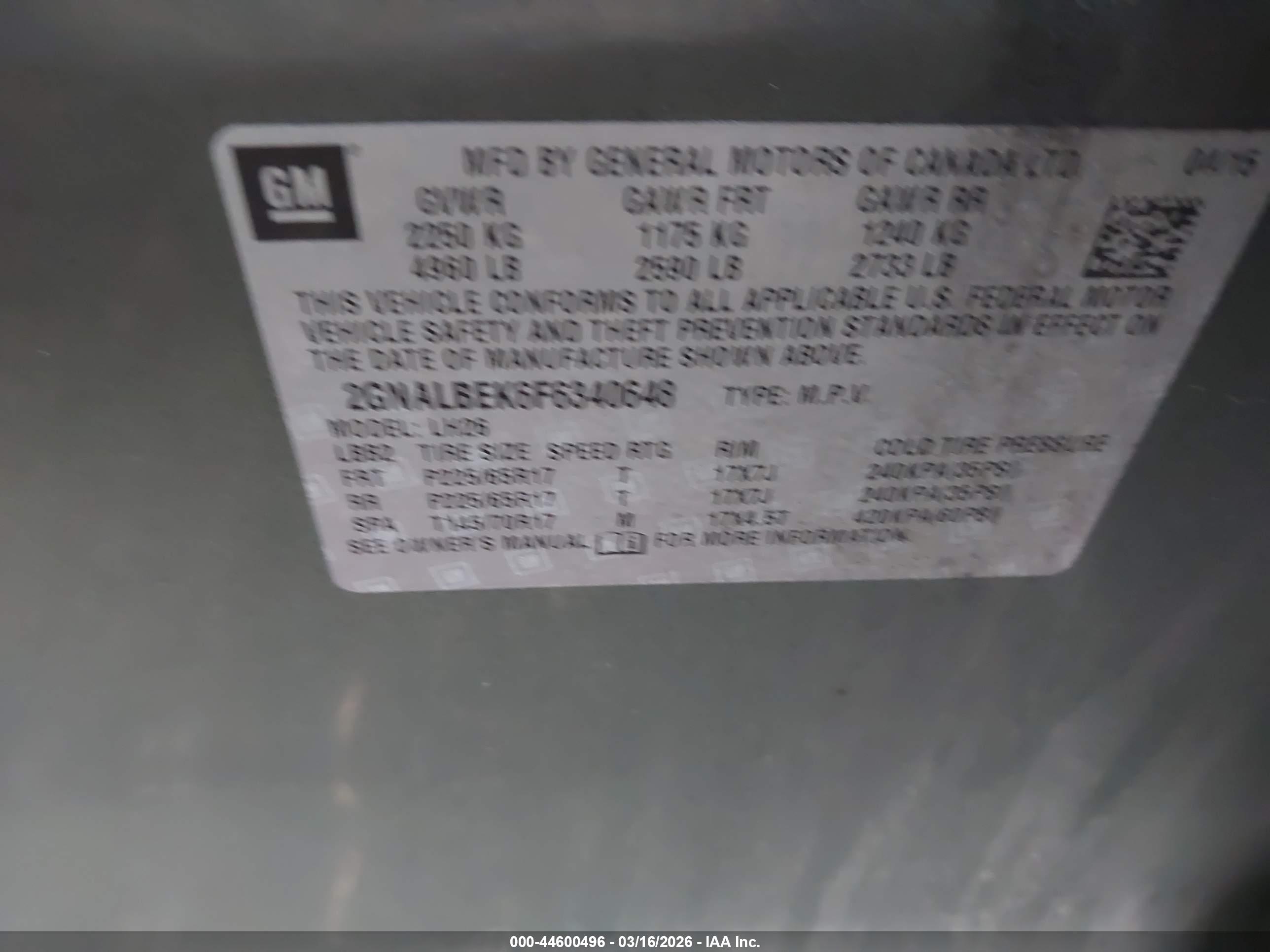 CHEVROLET EQUINOX image 9
