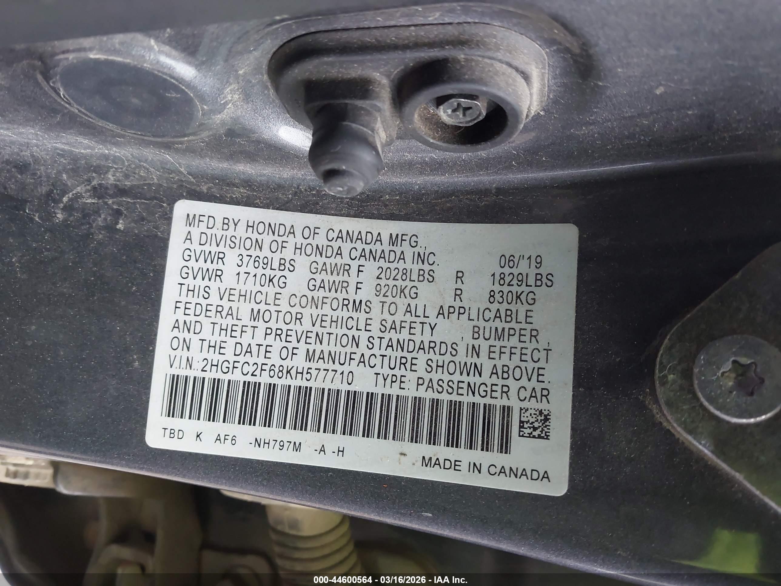 HONDA CIVIC image 9