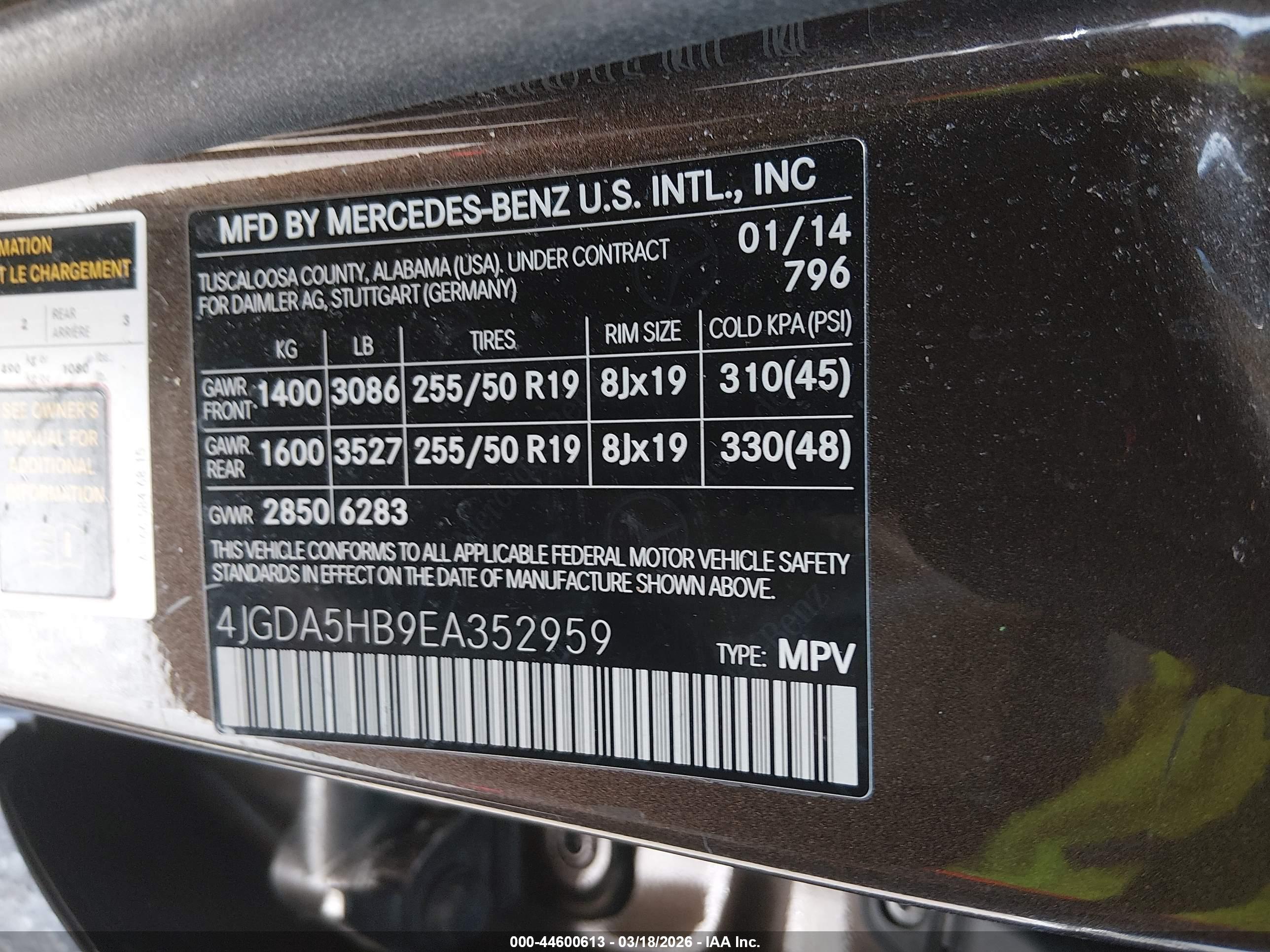 MERCEDES-BENZ ML image 9