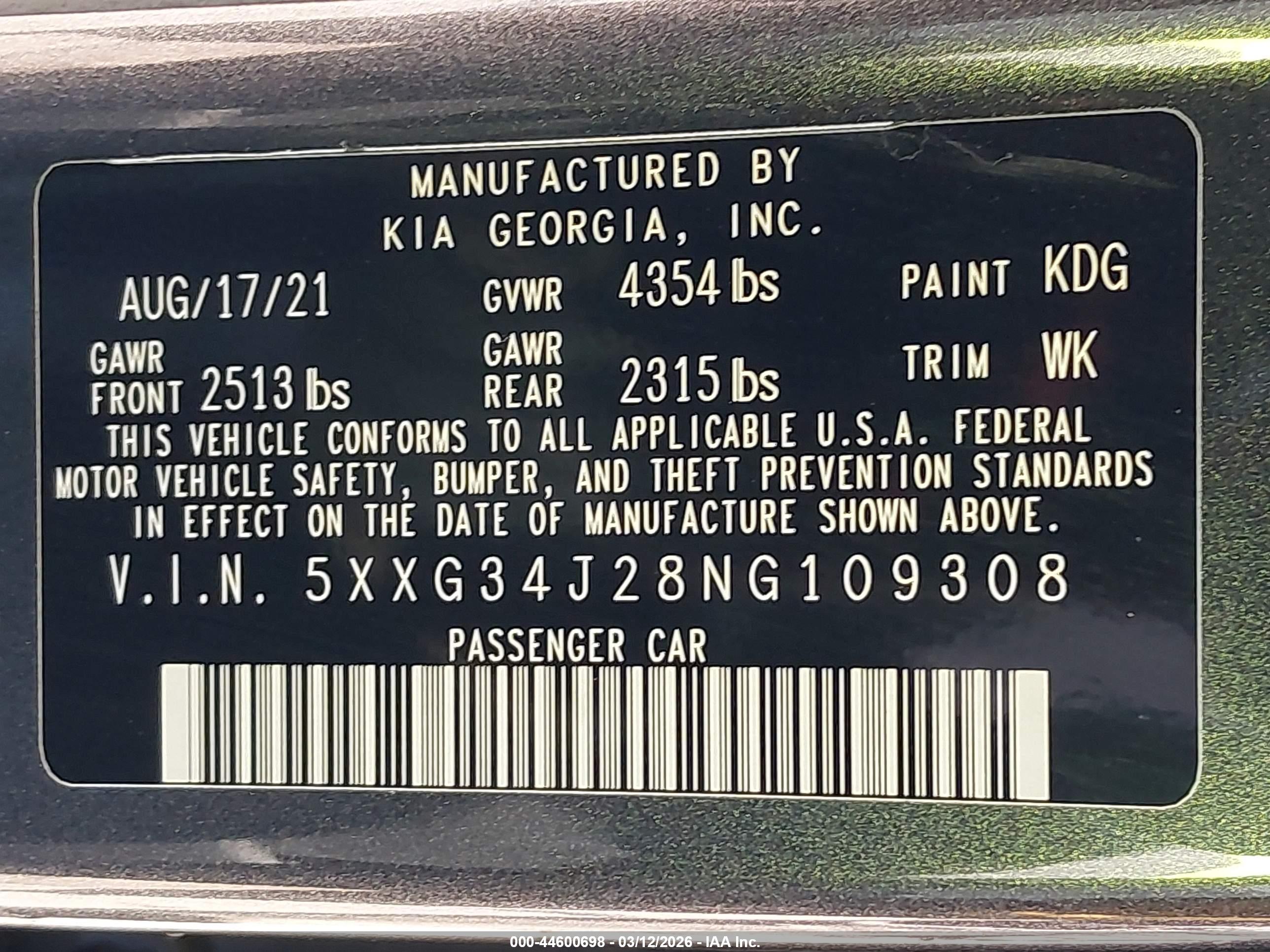 KIA K5 image 9