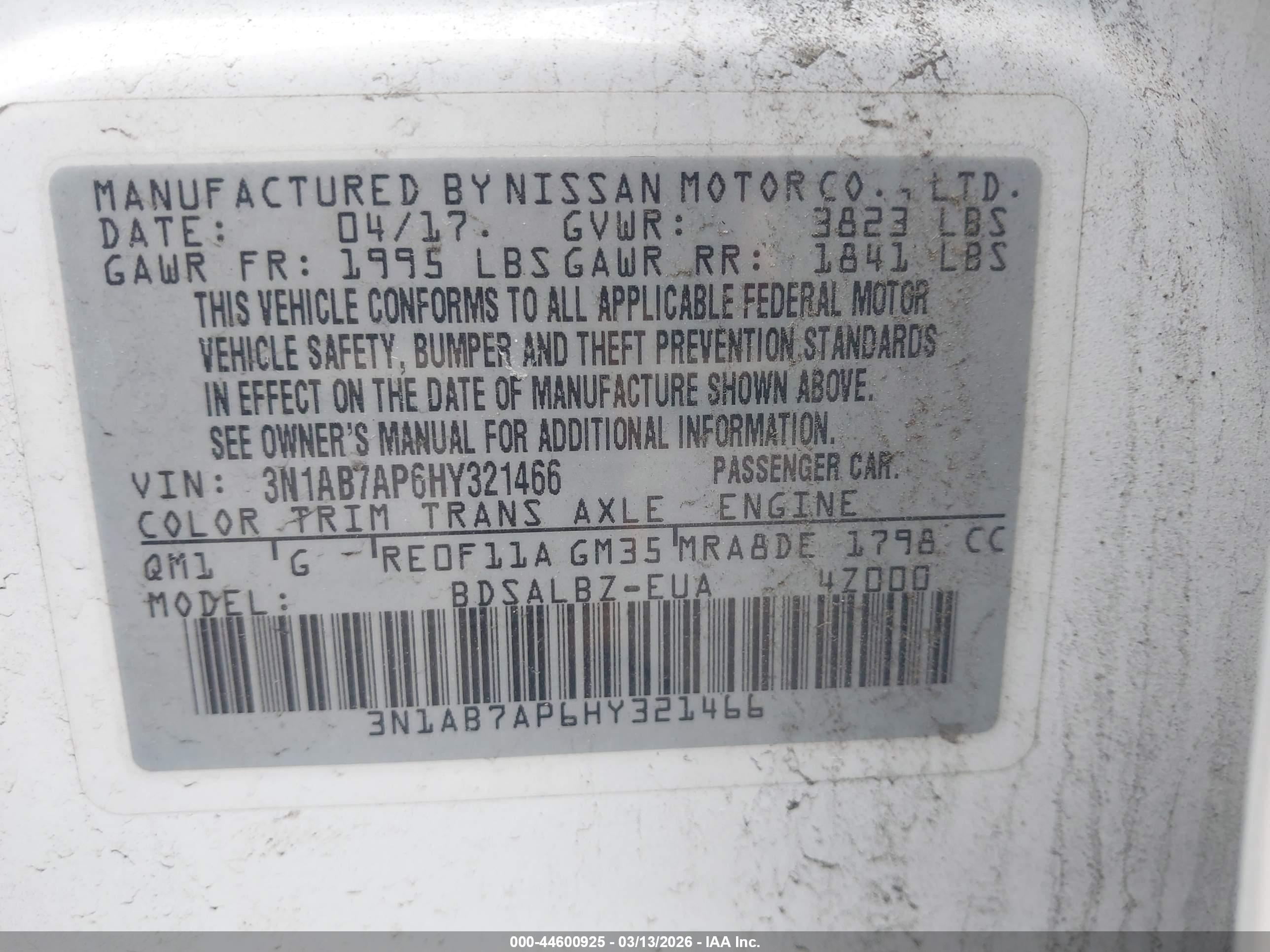 NISSAN SENTRA image 9