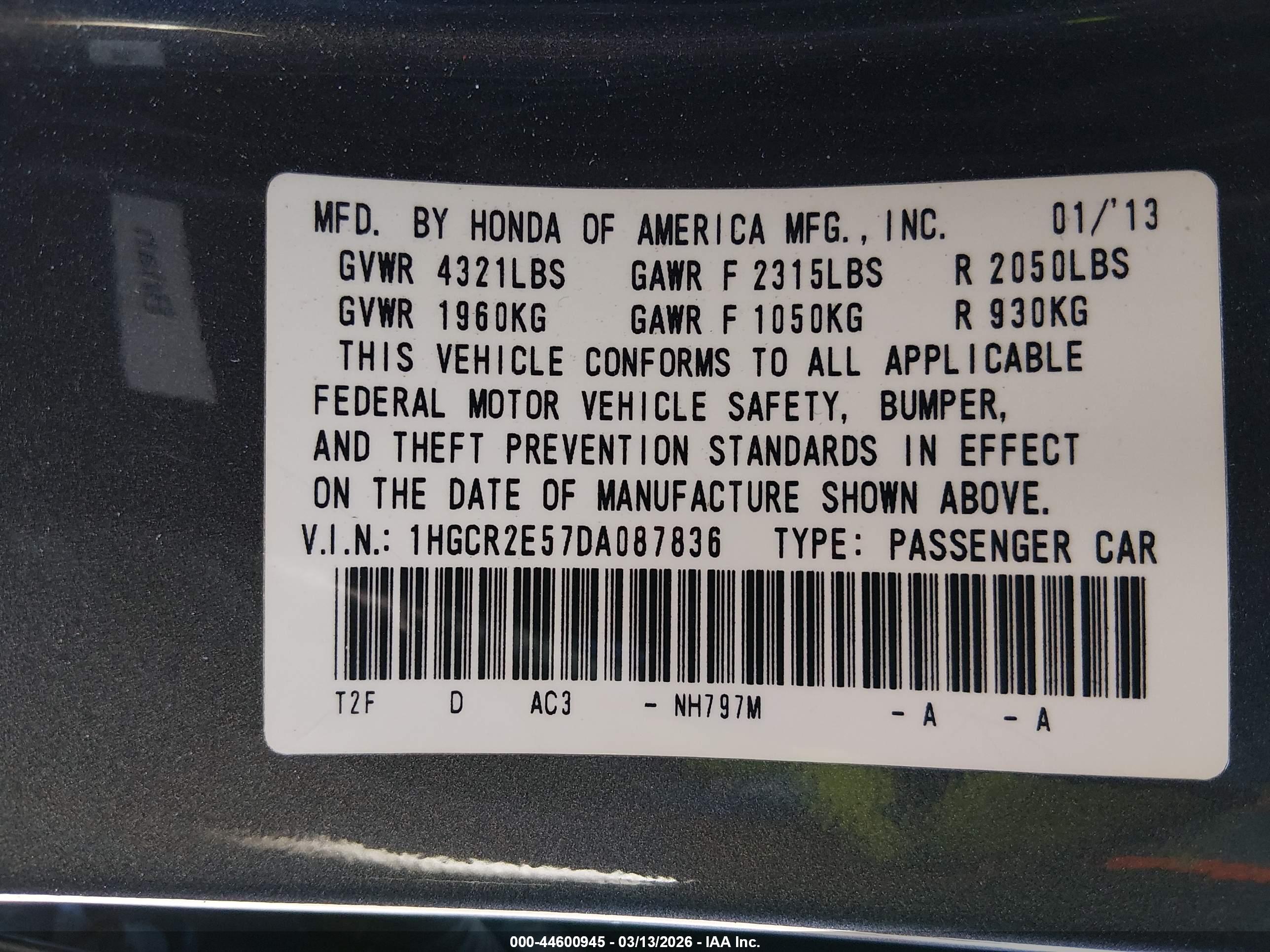 HONDA ACCORD image 9