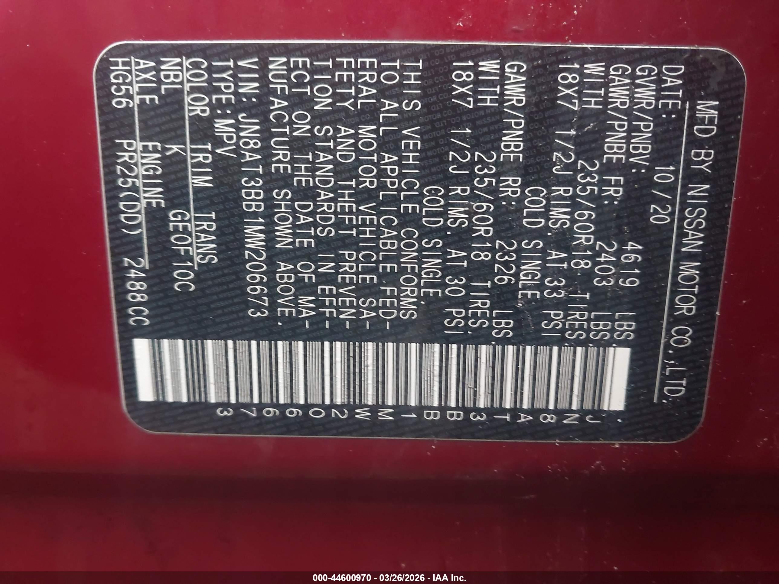 NISSAN ROGUE image 9