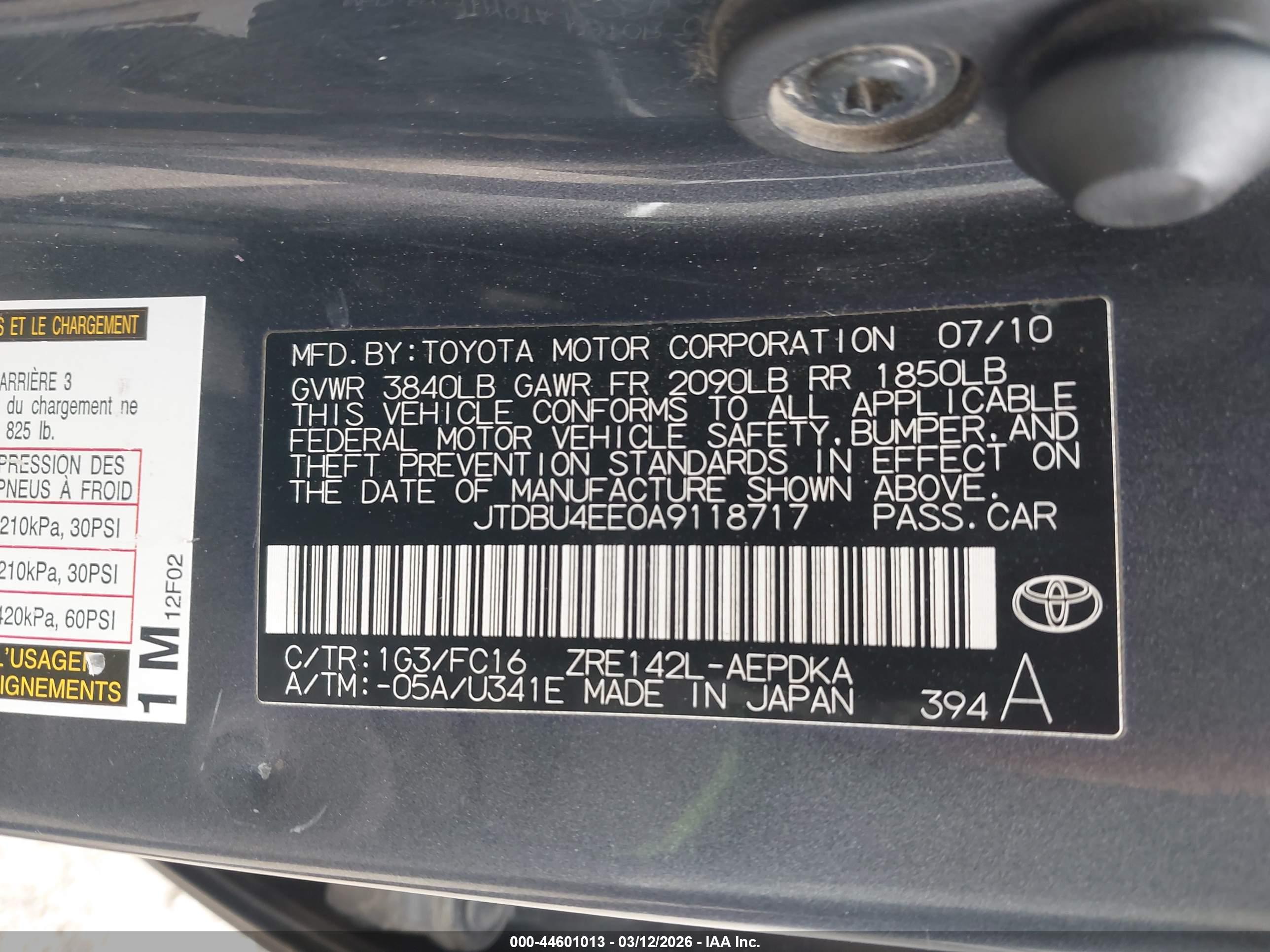 TOYOTA COROLLA image 9