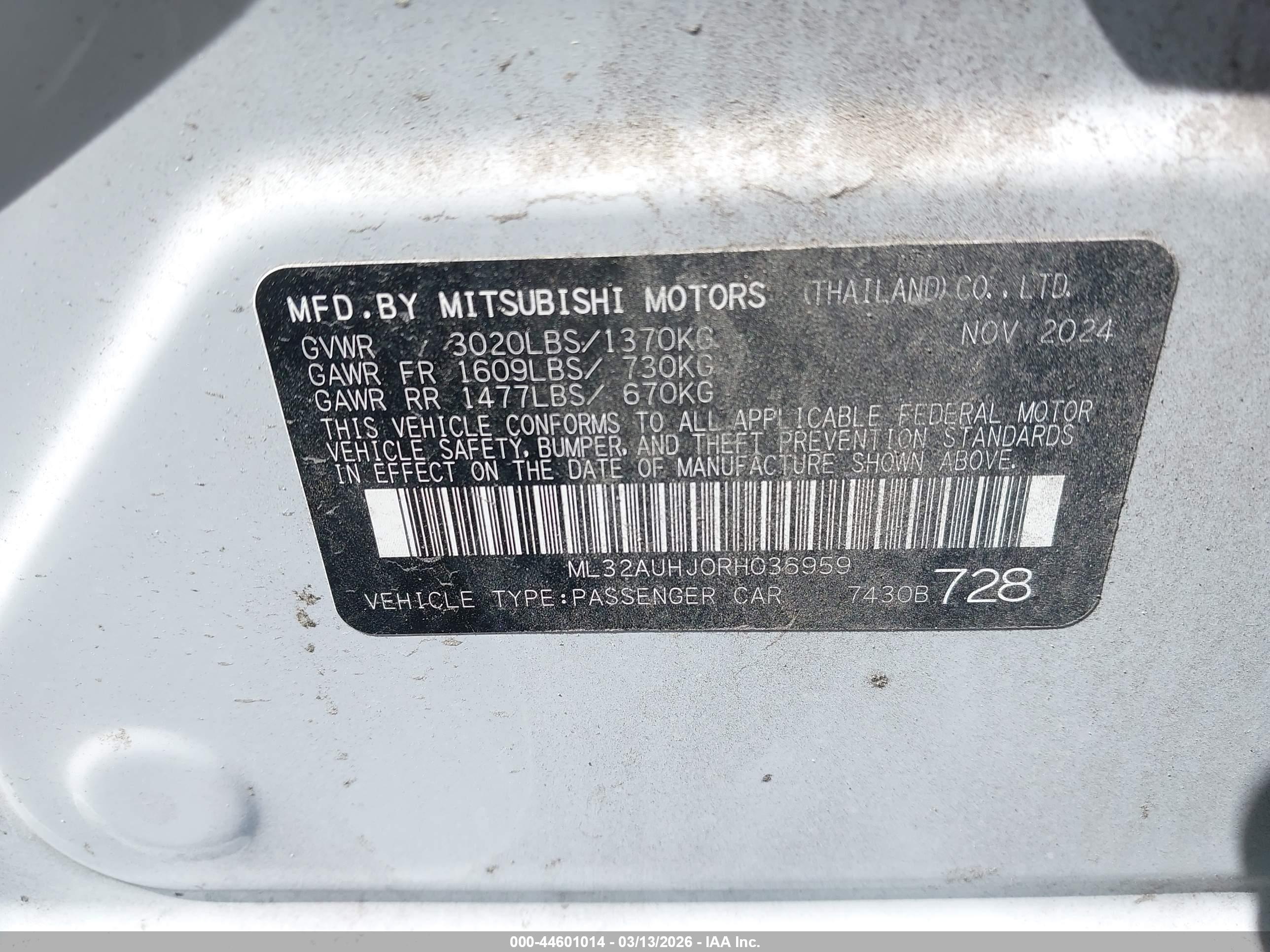 MITSUBISHI MIRAGE image 9