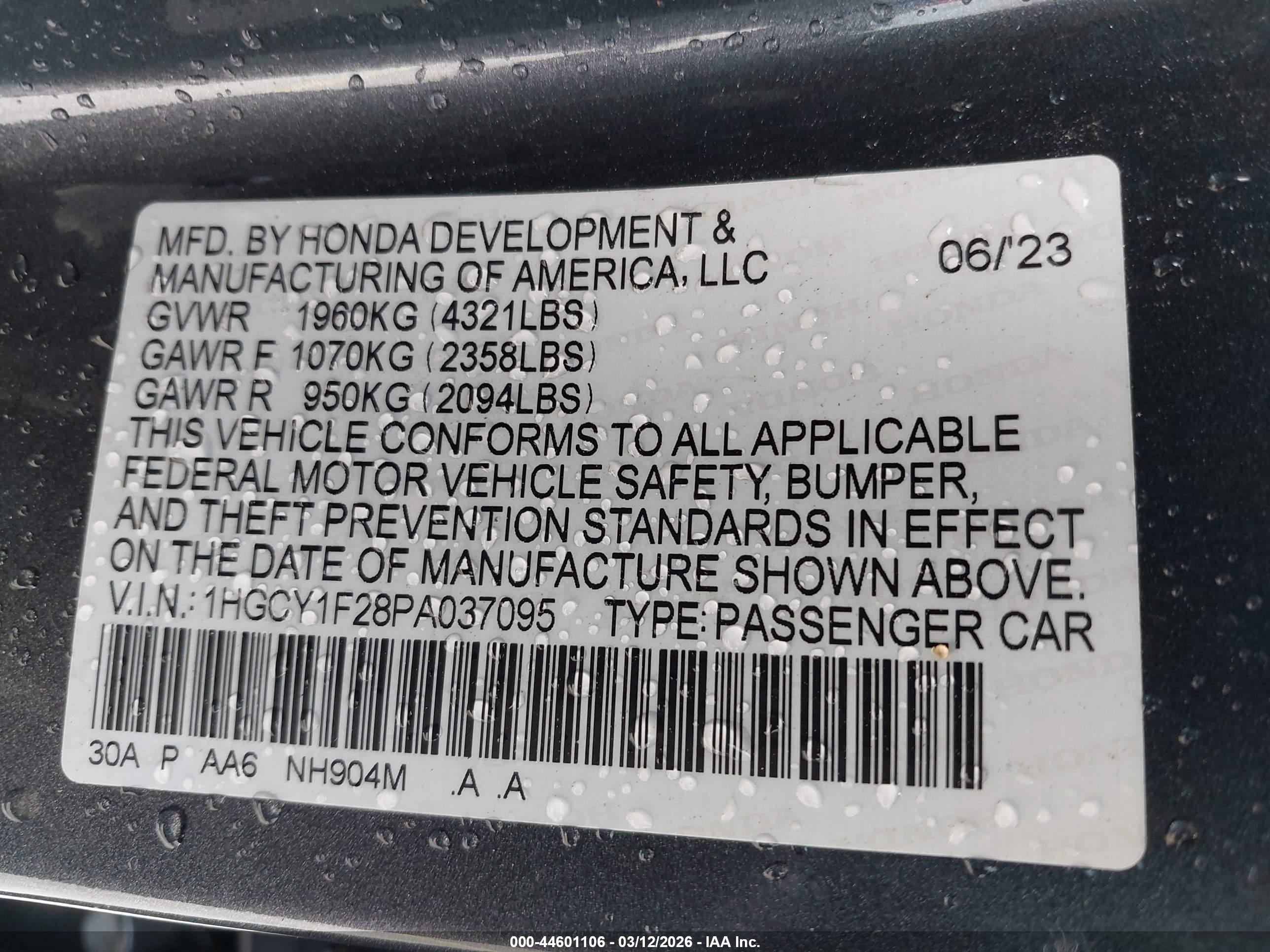 HONDA ACCORD image 9