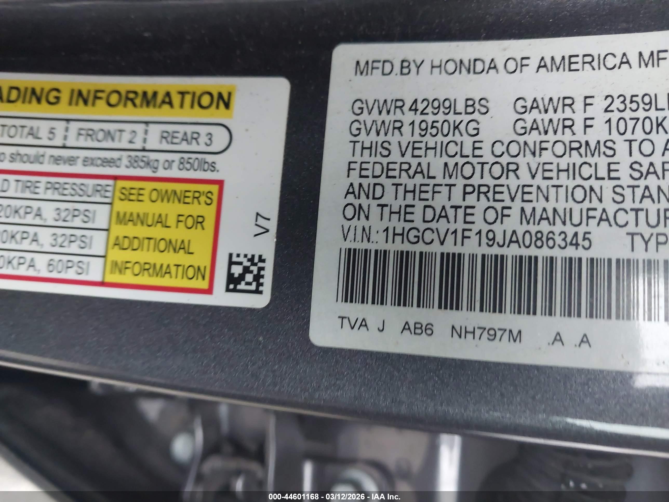 HONDA ACCORD image 9