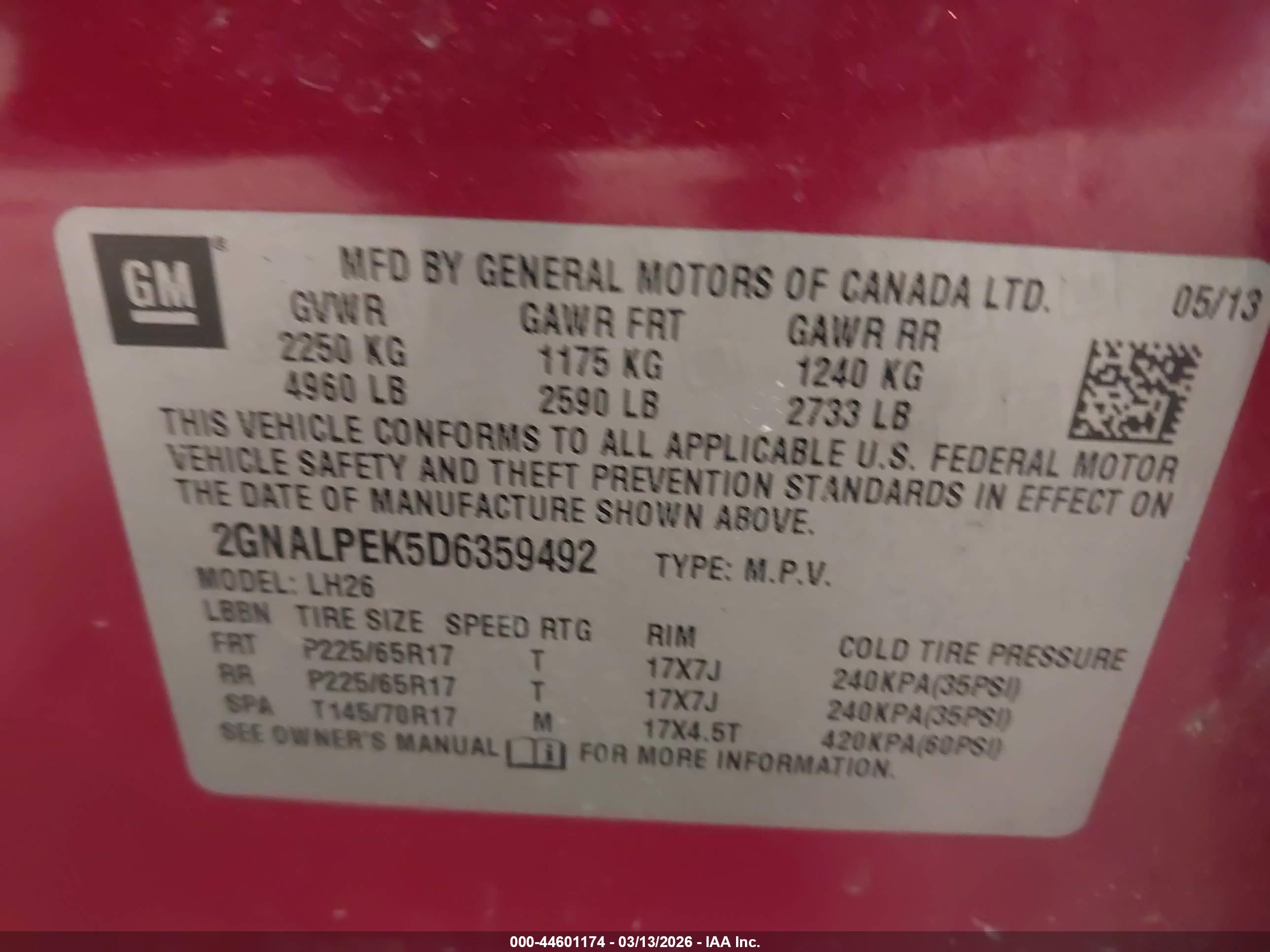 CHEVROLET EQUINOX image 9
