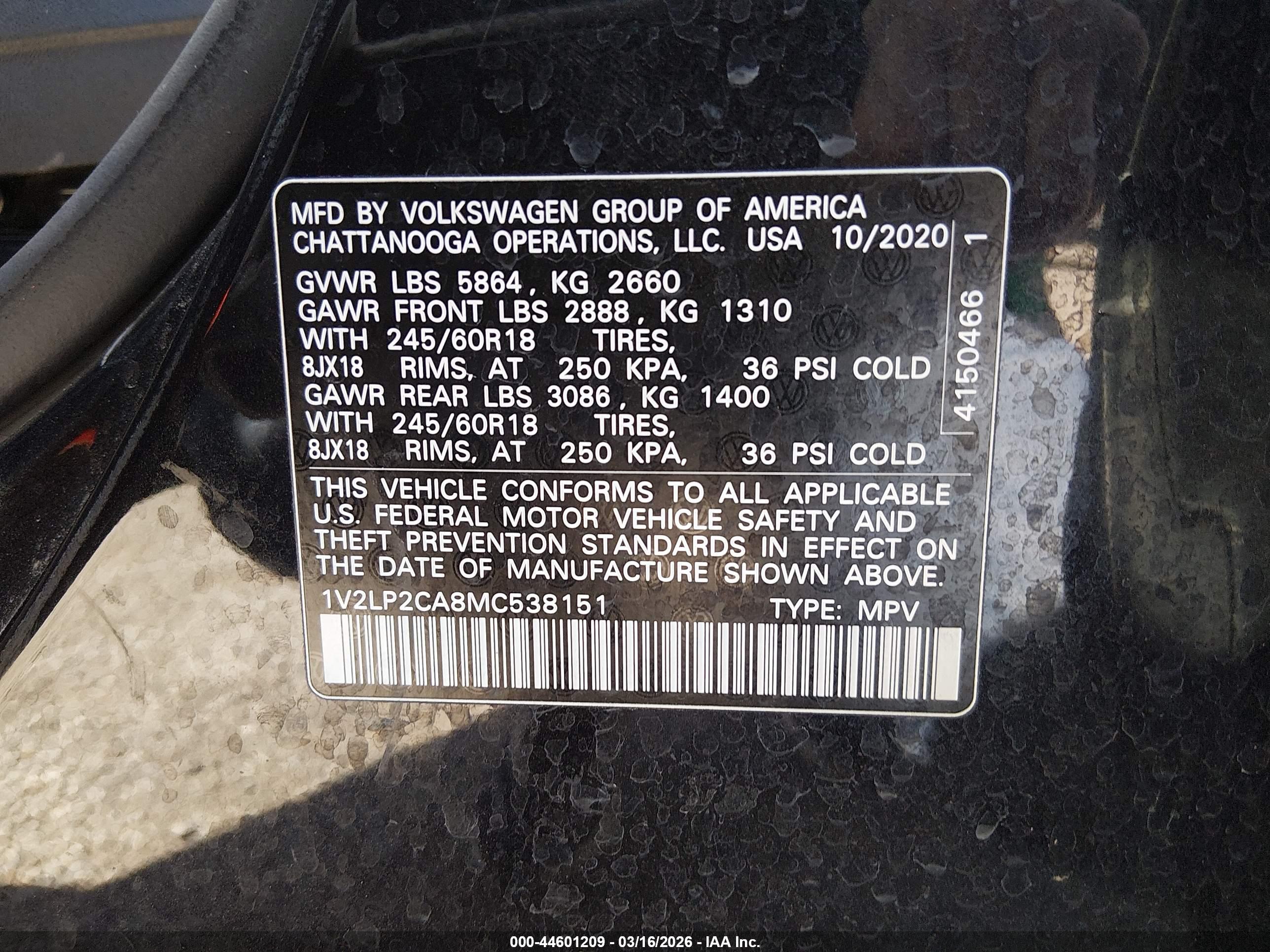 VOLKSWAGEN ATLAS image 9